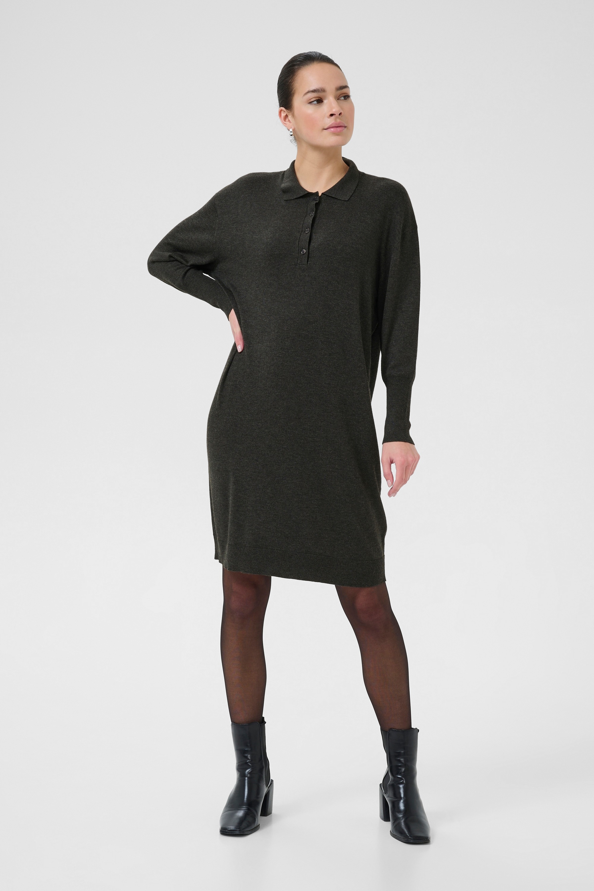 KAFFE Midikleid »Damen Kleid KAlizza«