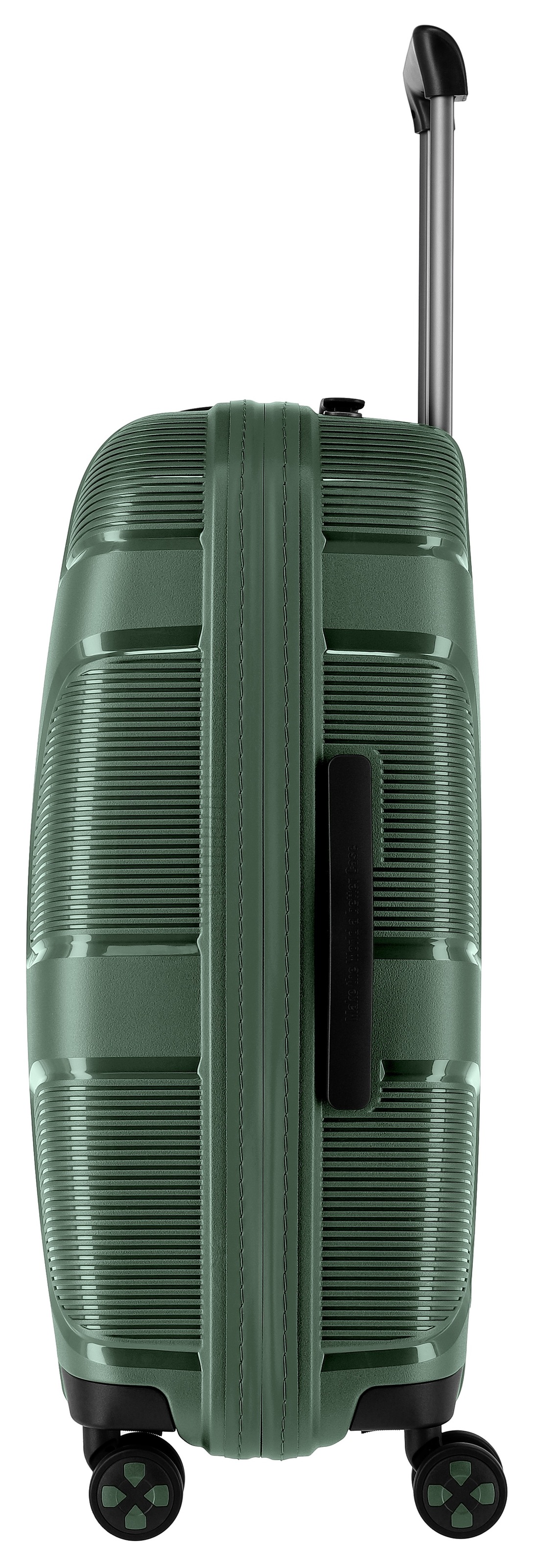 IMPACKT Hartschalen-Trolley »IP1, verschiedene Größen und Farben«, 4 Rollen, Hartschalen-Koffer vegan Koffer Reisegepäck USB-Port TSA Zahlenschloss