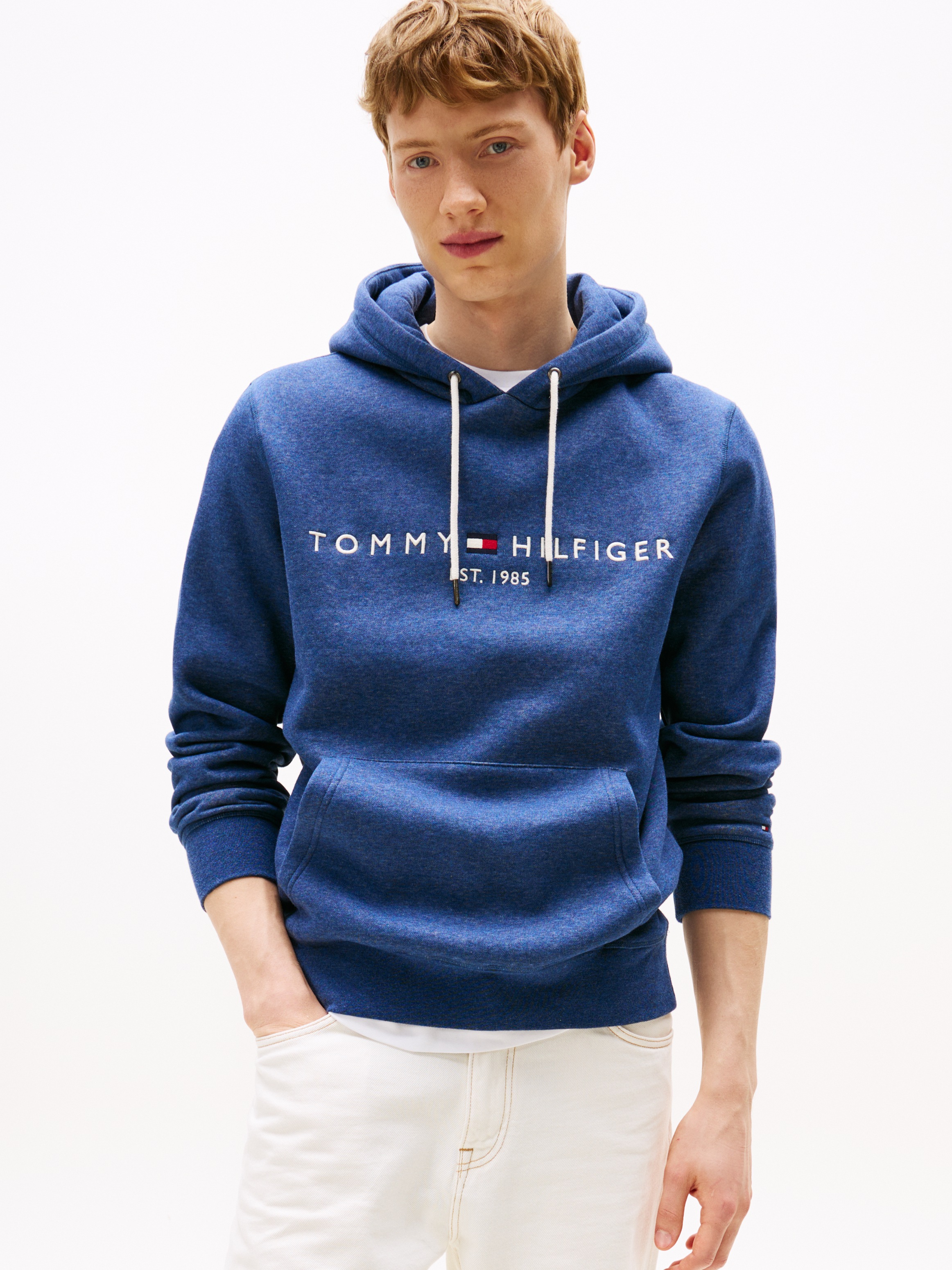 Tommy Hilfiger Kapuzensweatshirt "TOMMY LOGO", unifarben, casual, regular f günstig online kaufen