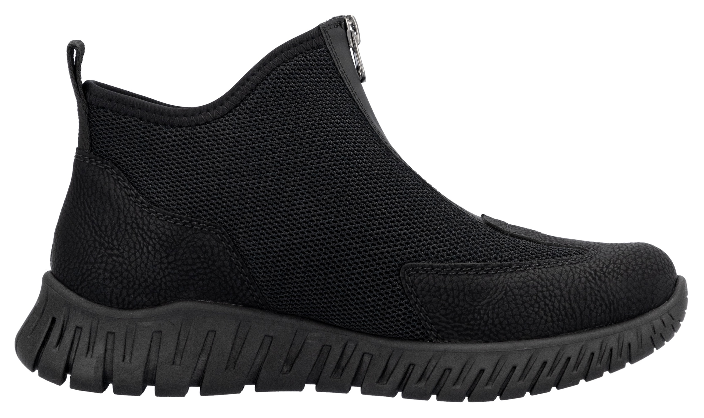 Rieker Slip-On Sneaker, Schlupfboots, High Top Sneaker, Stiefelette in veganer Verarbeitung