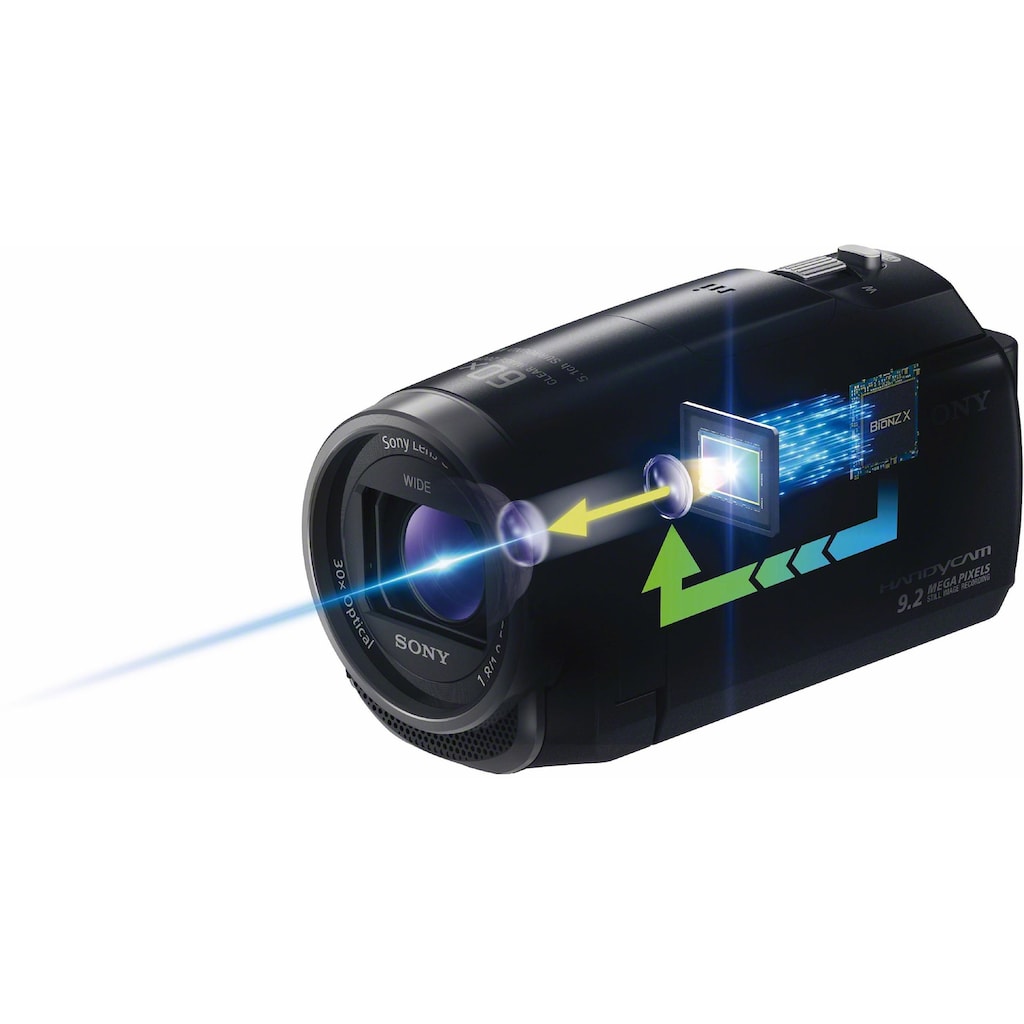 Sony Camcorder »HDR-CX625B«, Full HD, NFC-WLAN (Wi-Fi), 30 fachx opt. Zoom