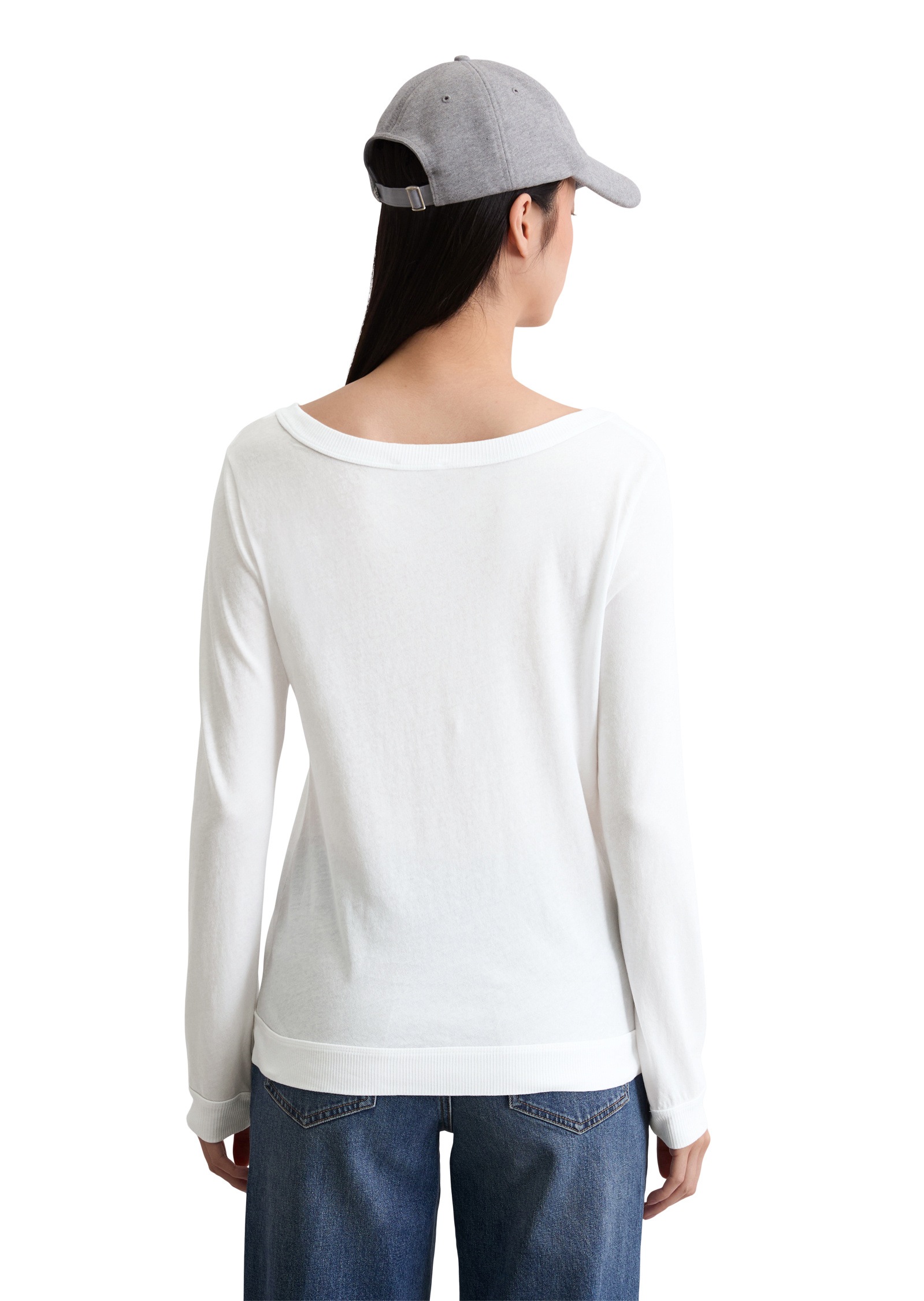 Thumbnail - Marc OPolo Langarmshirt "aus Organic Cotton"