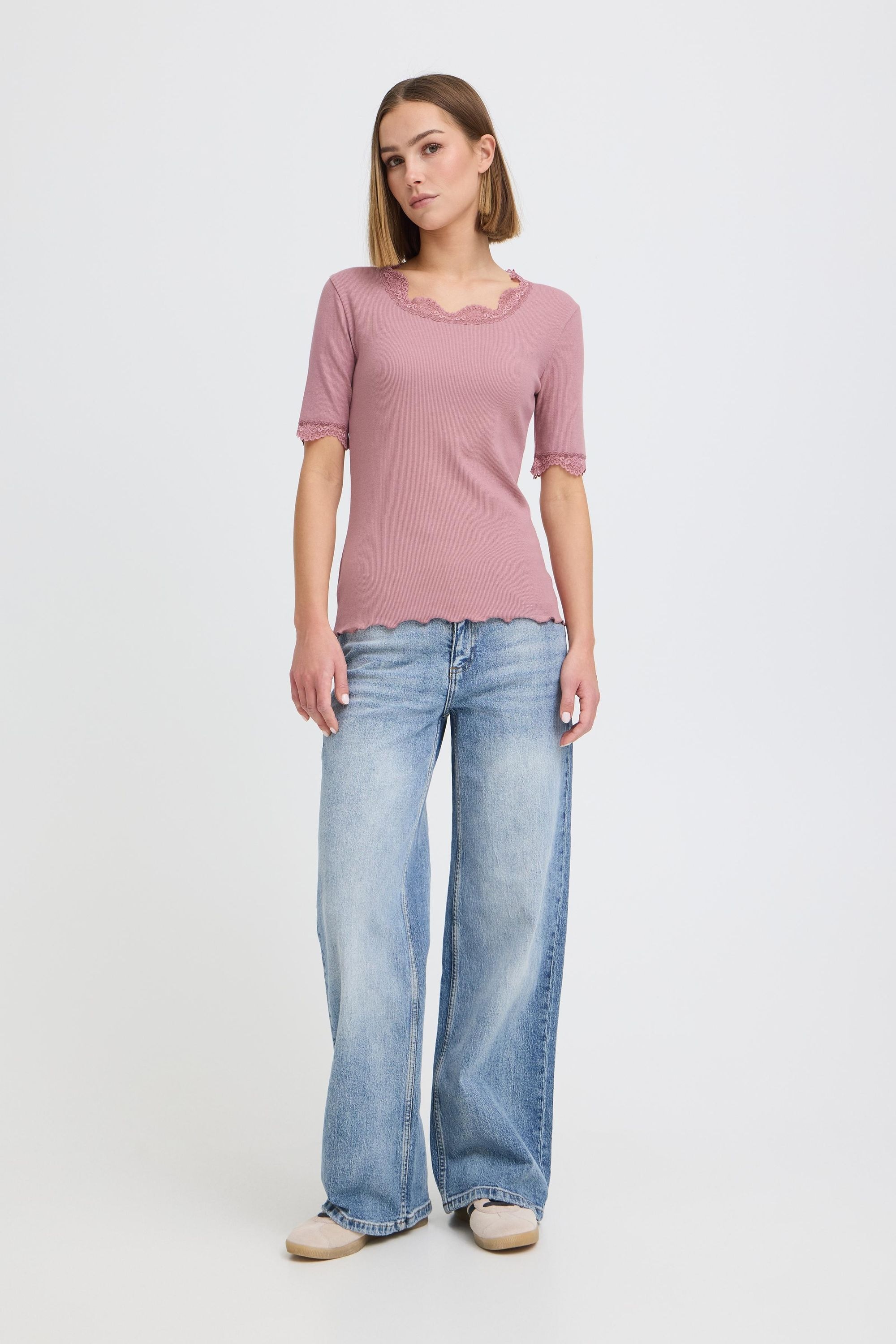 OXMO T-Shirt "T-Shirt OXNSuna Lace" günstig online kaufen