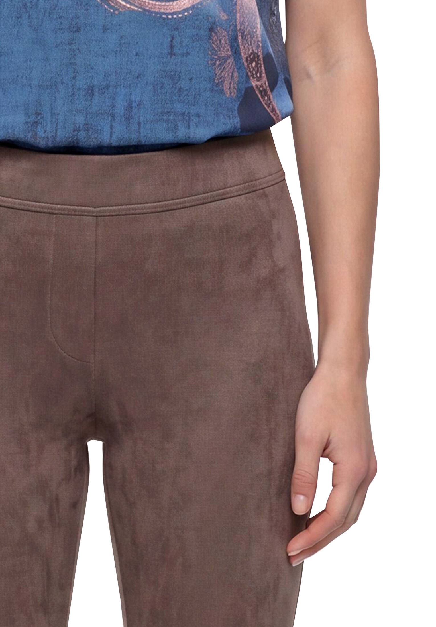 Betty Barclay Lederimitathose »Damen mit elastischem Bund«