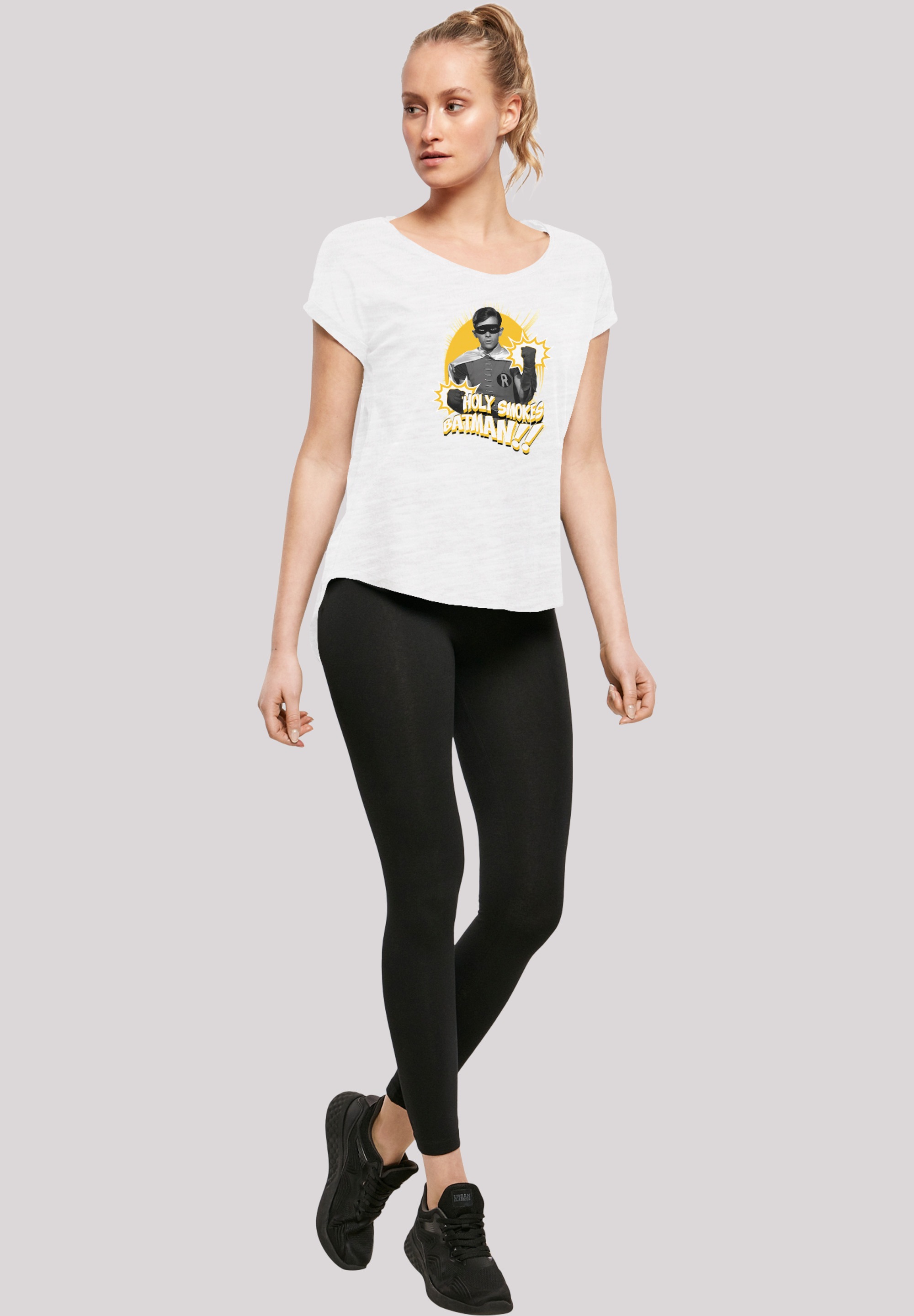 F4NT4STIC T-Shirt »DC Comics Batman TV Series Robin«, Damen,Premium Merch,Lang,Longshirt,Bedruckt
