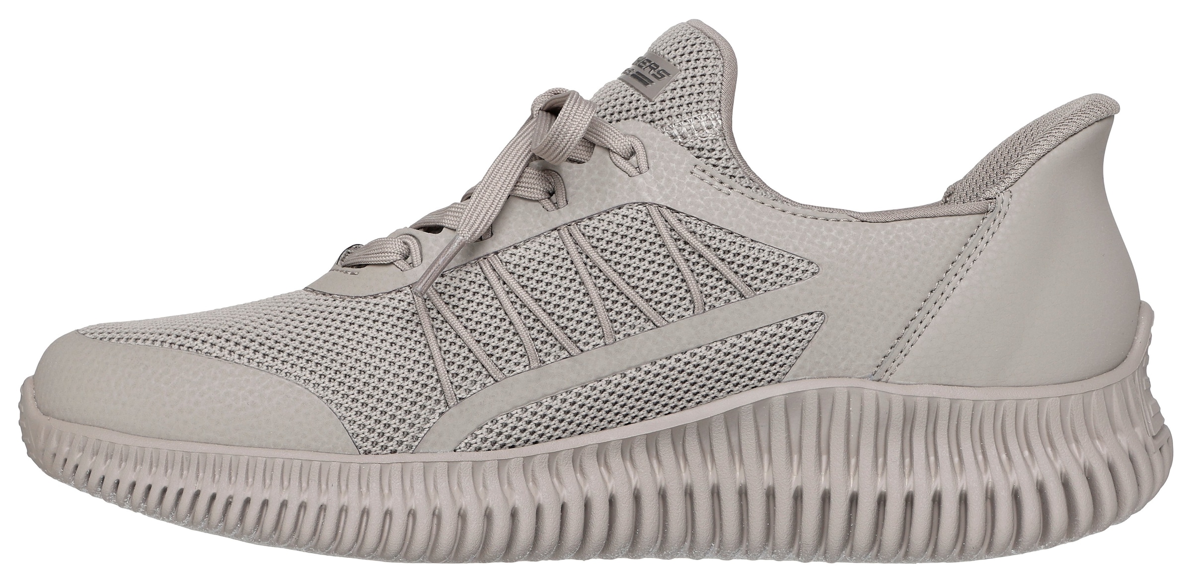 Skechers Sneaker »BOBS GEO LITE-FIXED EDGE«, Freizeitschuh, Trainingsschuh mit Slip-ins