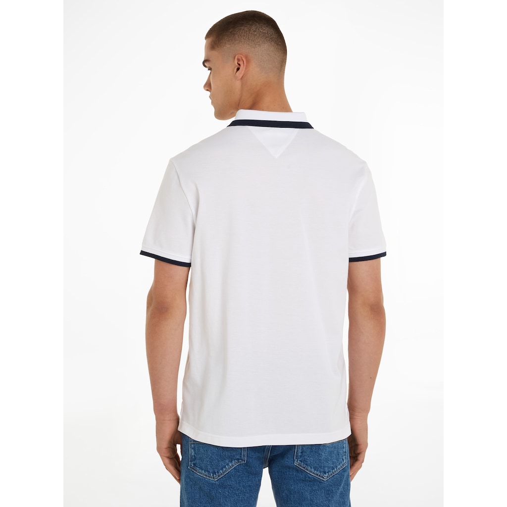 Tommy Jeans Poloshirt »TJM REG SOLID TIPPED POLO«, mit Polokragen