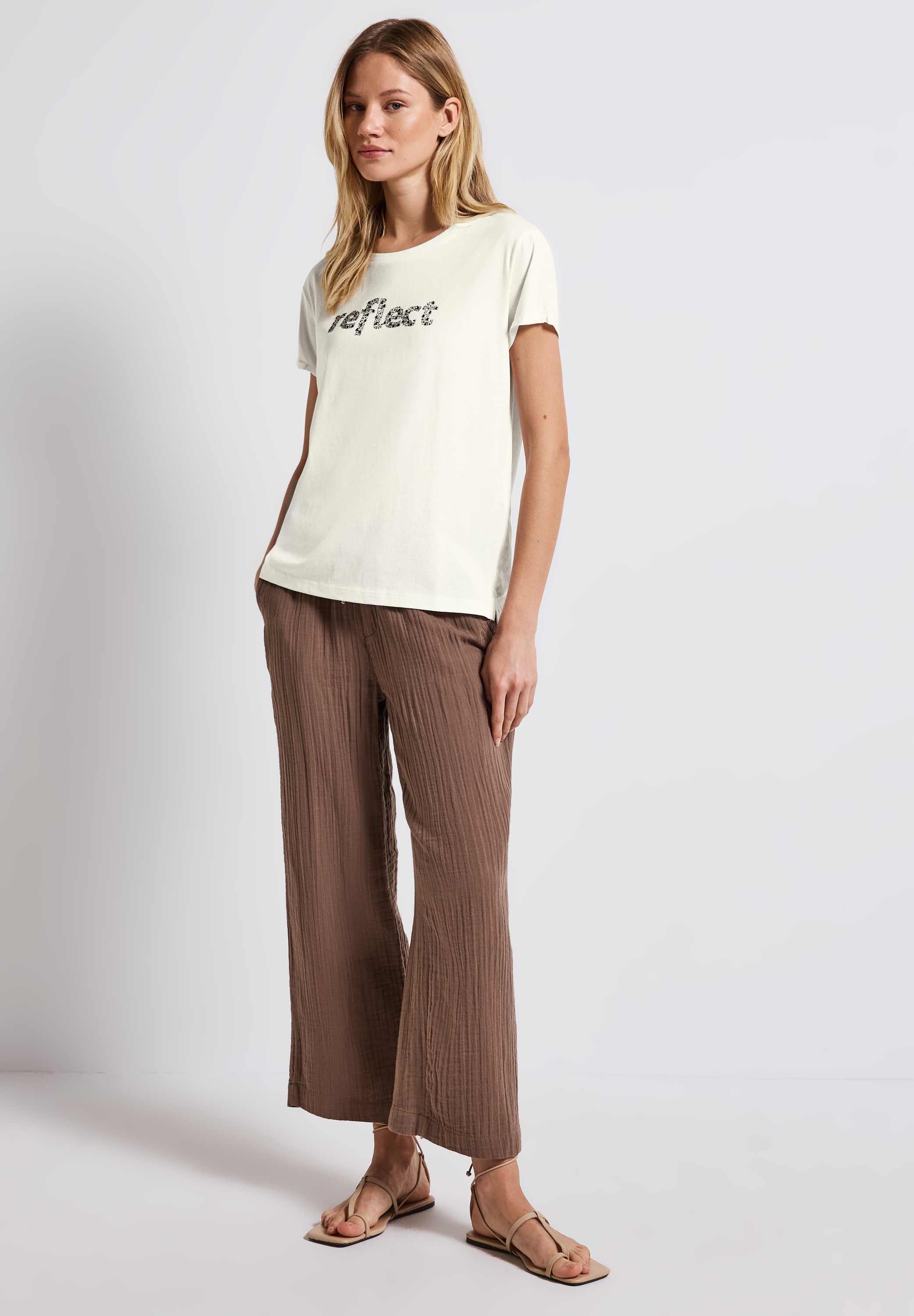 STREET ONE T-Shirt, im soften Baumwoll-Mix
