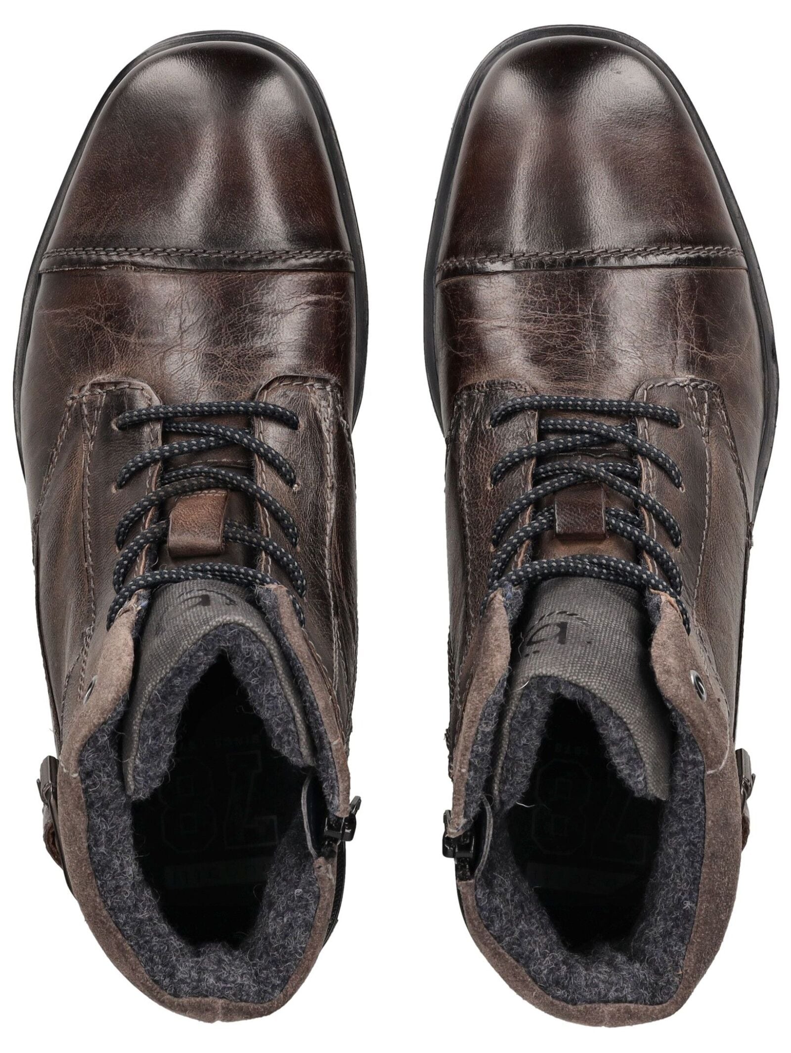 bugatti Schnürstiefelette »bugatti Stiefelette Nubukleder«