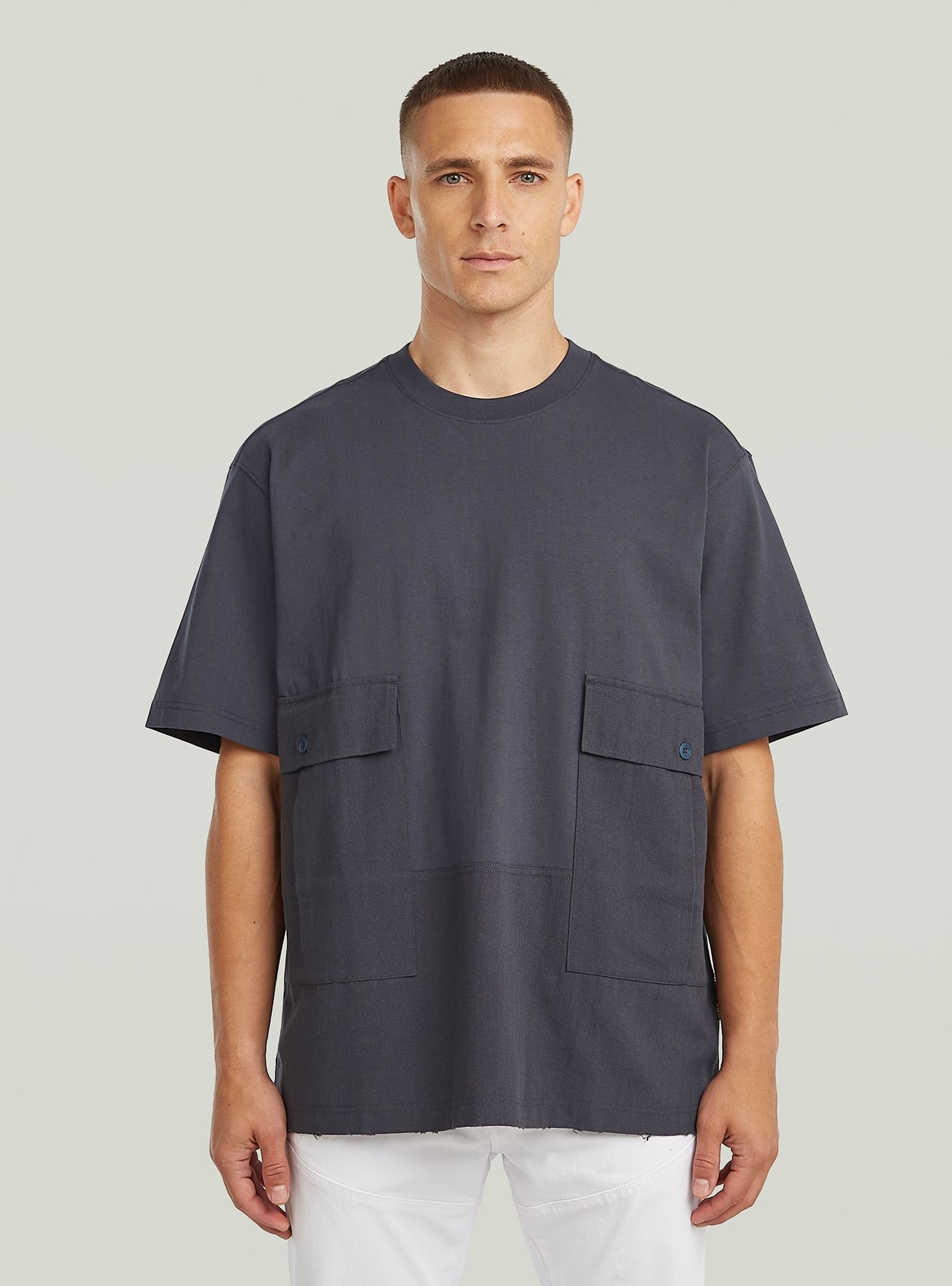 G-STAR T-Shirt "Utility Fabric Mix T-Shirt" günstig online kaufen