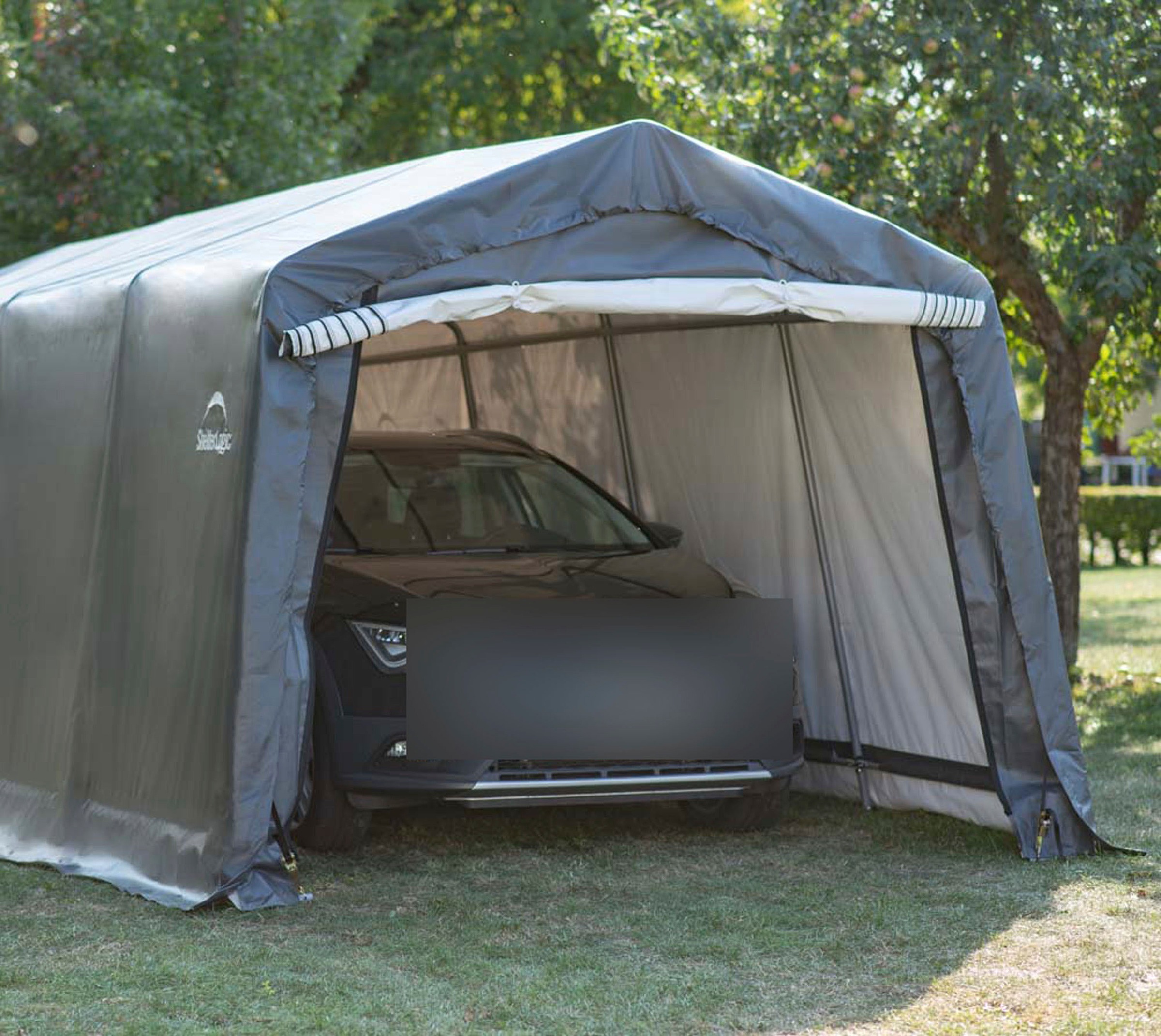 Shelterlogic - film pour garage de tente Abri de jardin Gris