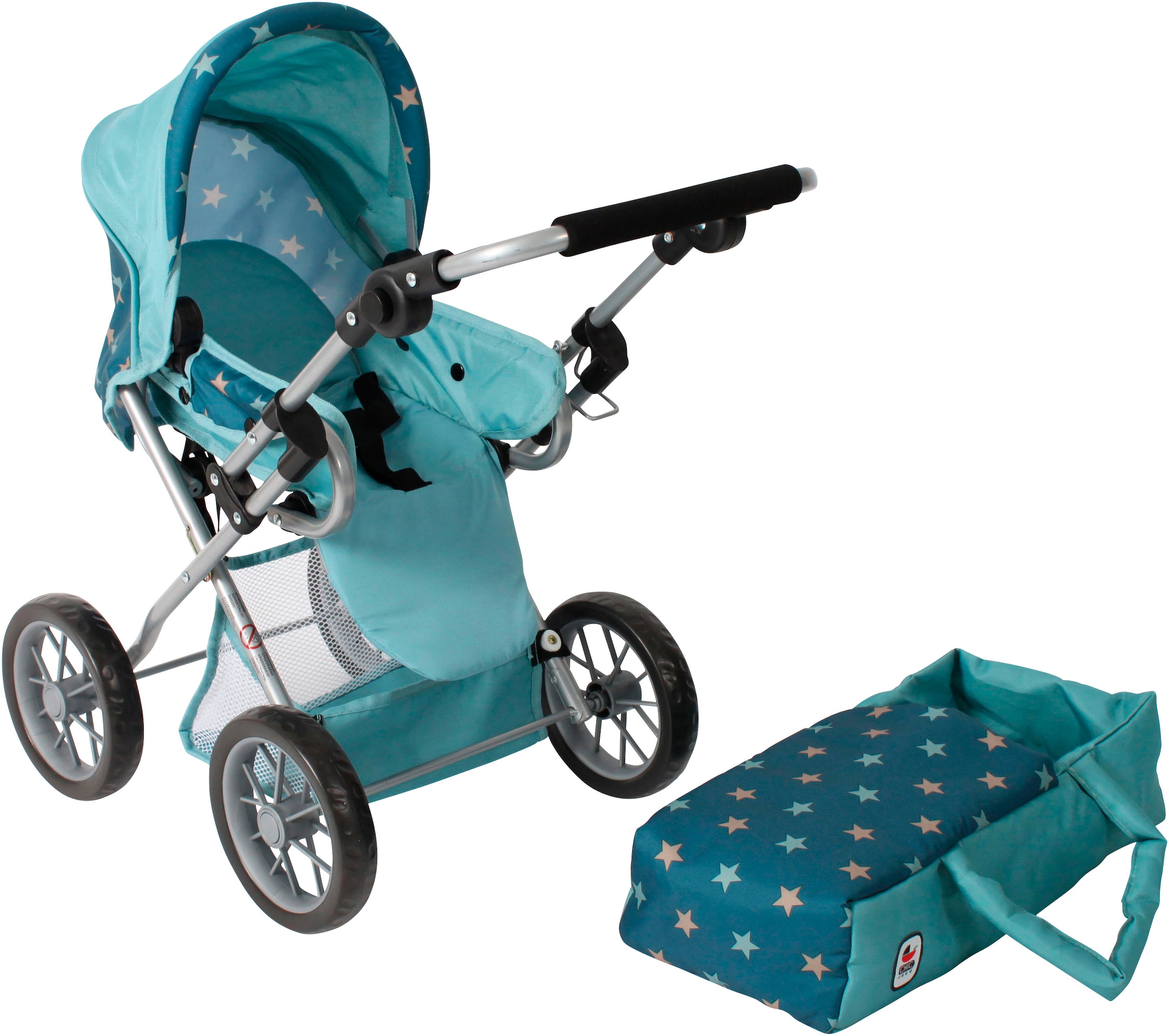 CHIC2000 Kombi-Puppenwagen »Leni«, mit herausnehmbarer Tragetasche