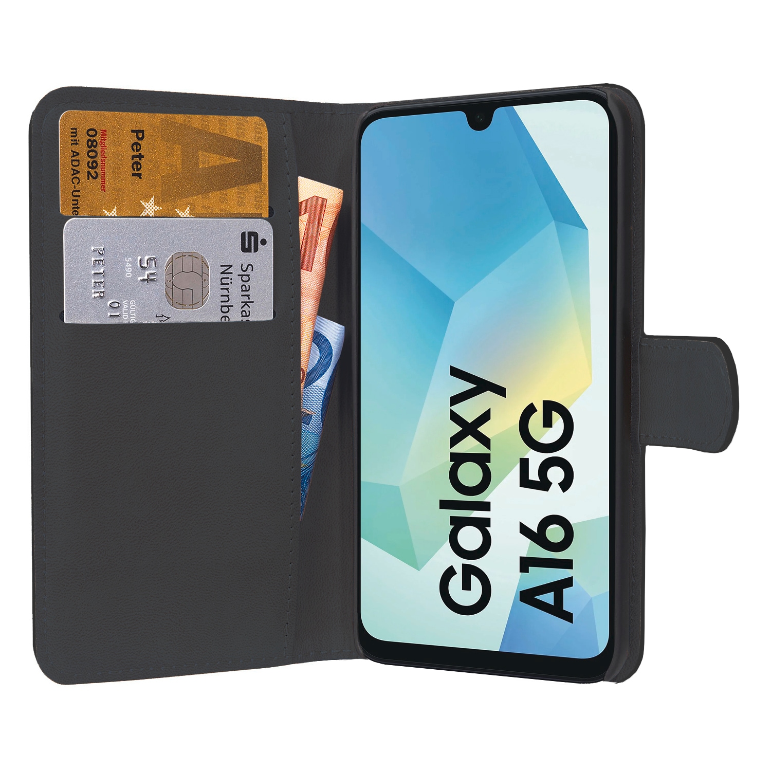 PEDEA Handyhülle »Book Cover Classic für Samsung Galaxy A16 5G«, Backcover, Schutzhülle, Handyschutzhülle, Case, Schutzcase, stoßfest