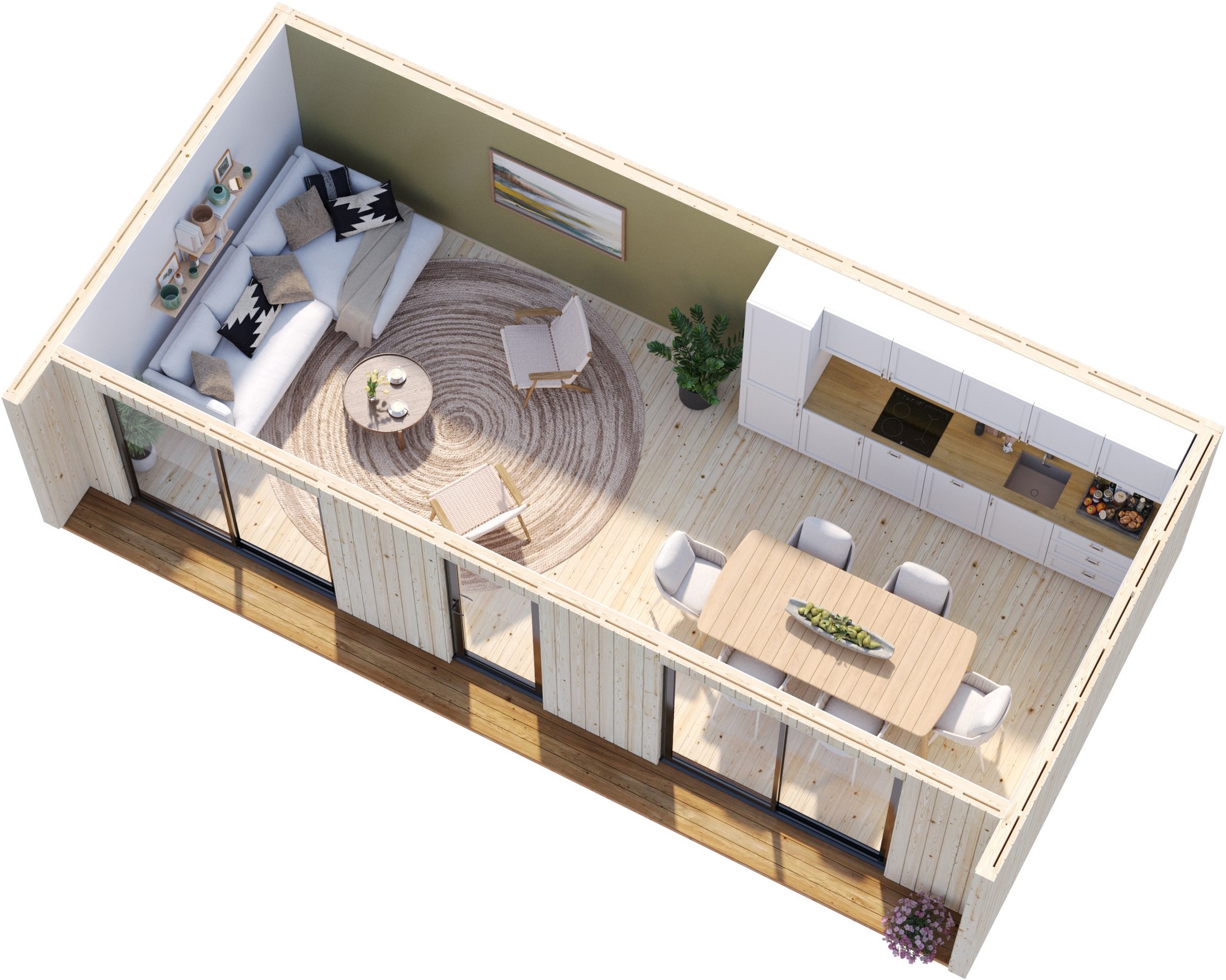Palmako Gartenhaus »Rebekka 31,8 m²«