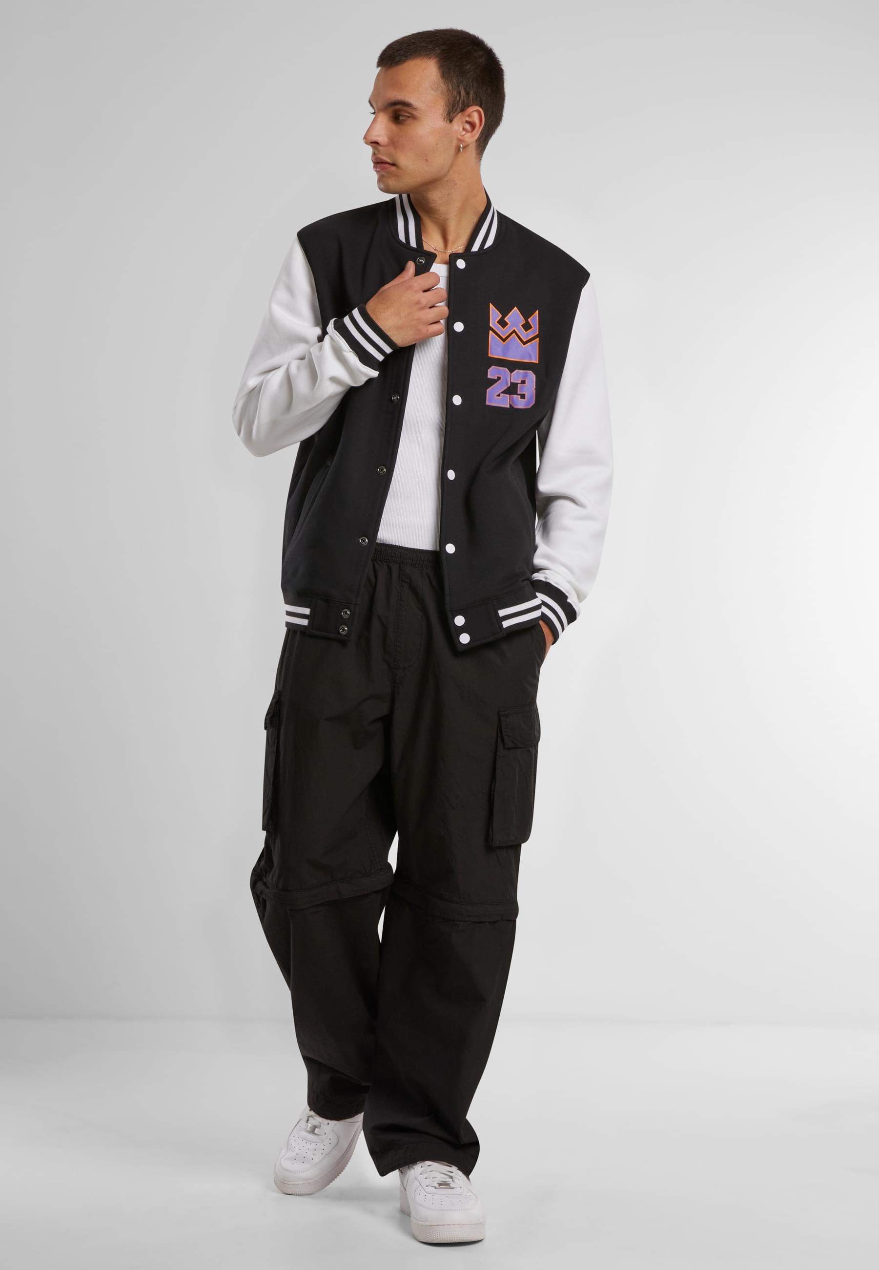 MisterTee Collegejacke »MisterTee Herren Haile The King College Jacket«, (1 St.), ohne Kapuze