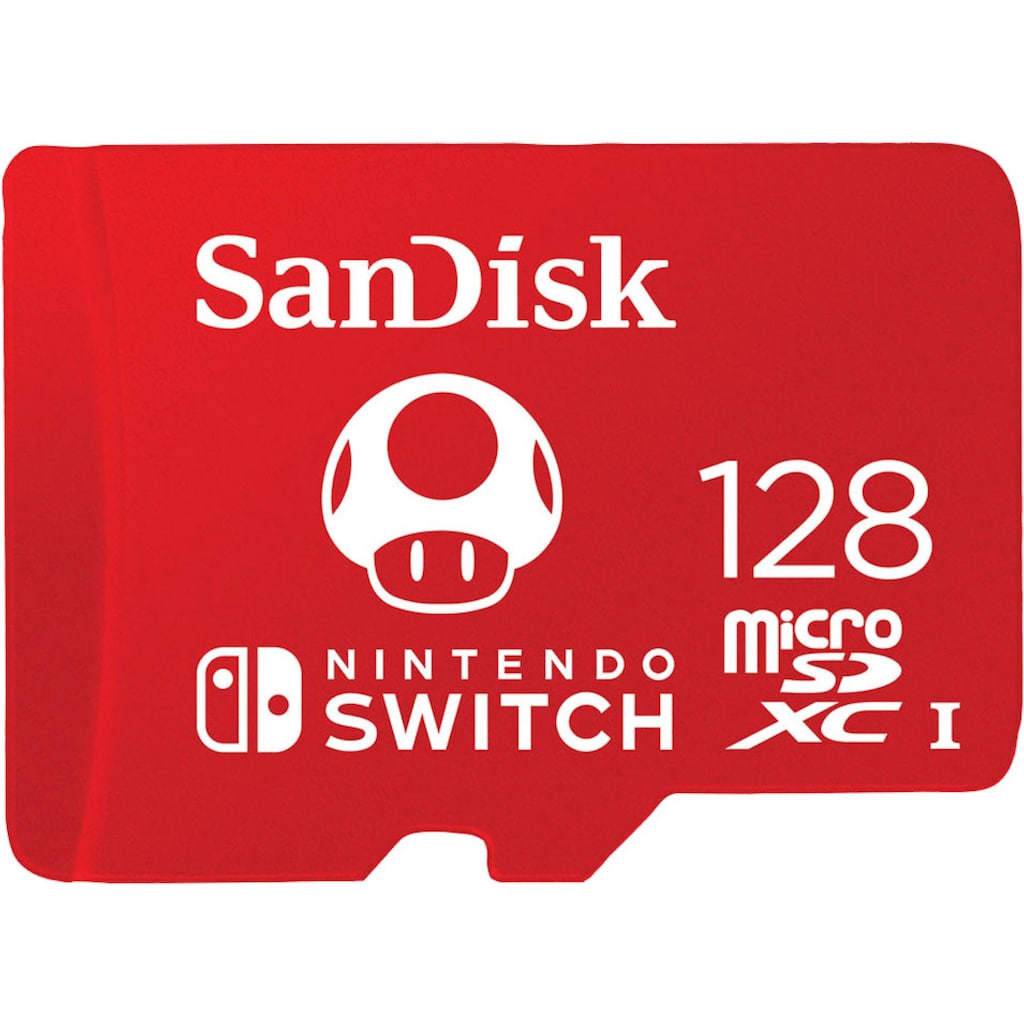 Sandisk Speicherkarte »microSDXC für Nintendo Switch 128GB«, (UHS Class 1 100 MB/s Lesegeschwindigkeit)