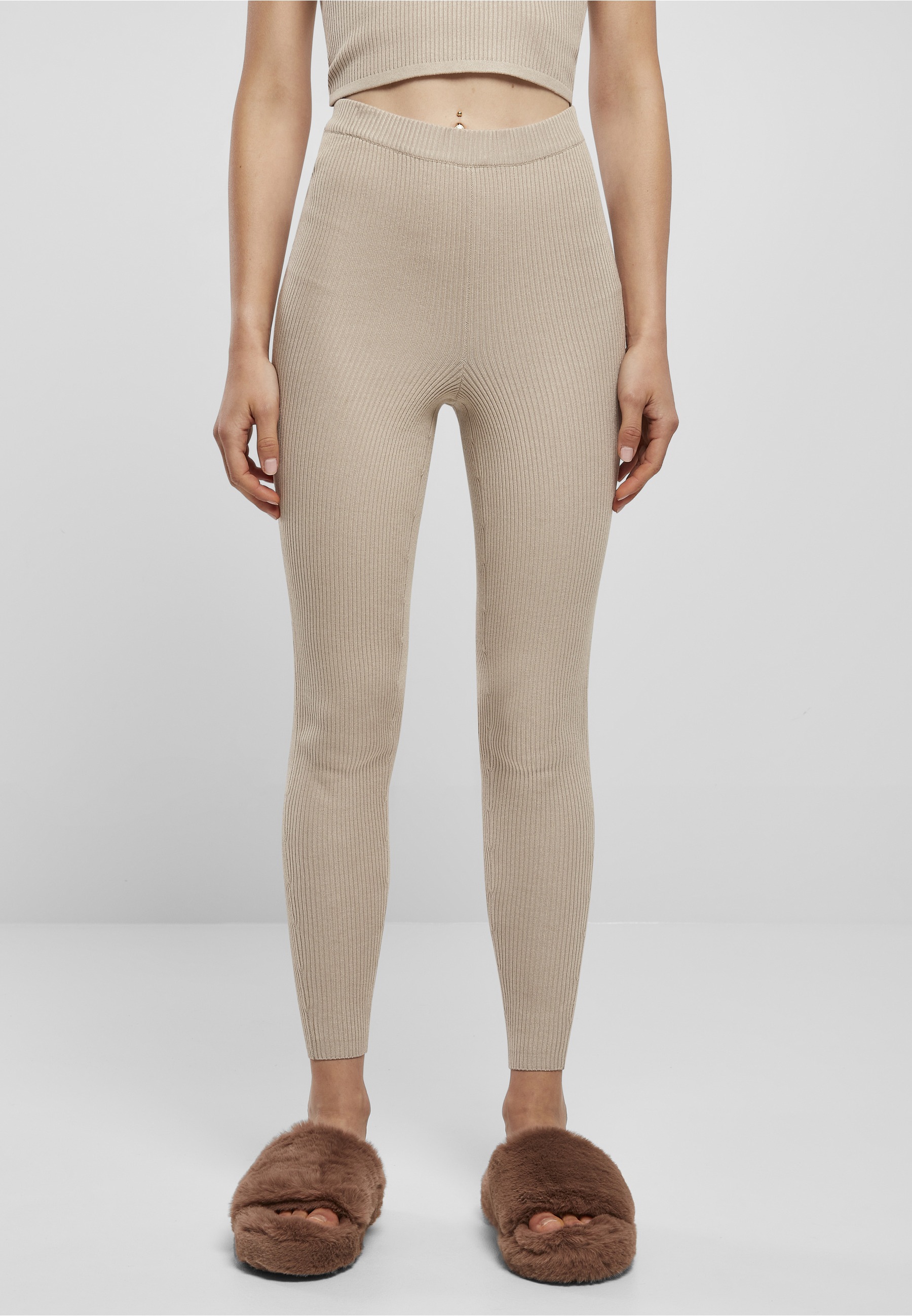 URBAN CLASSICS Leggings »Urban Classics Damen Ladies Rib Knit Leggings«