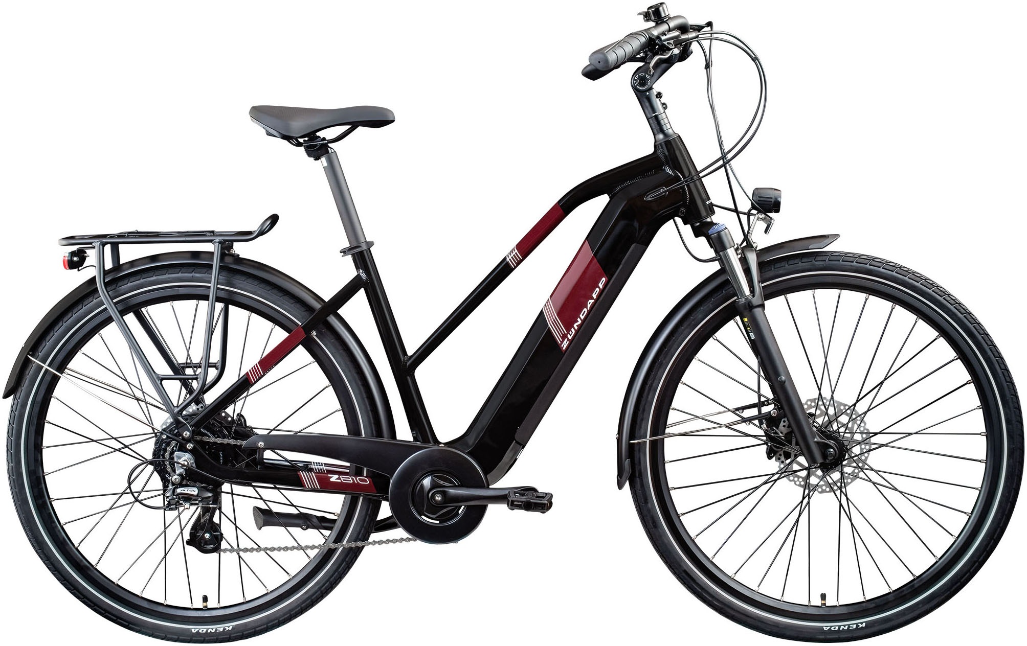 Zündapp "Z810" 8 Gang Shimano Altus RD-M310 Schaltwerk Kettenschaltung Heckmotor 250 W Pedelec, Elektrofahrrad für Damen und Herren
