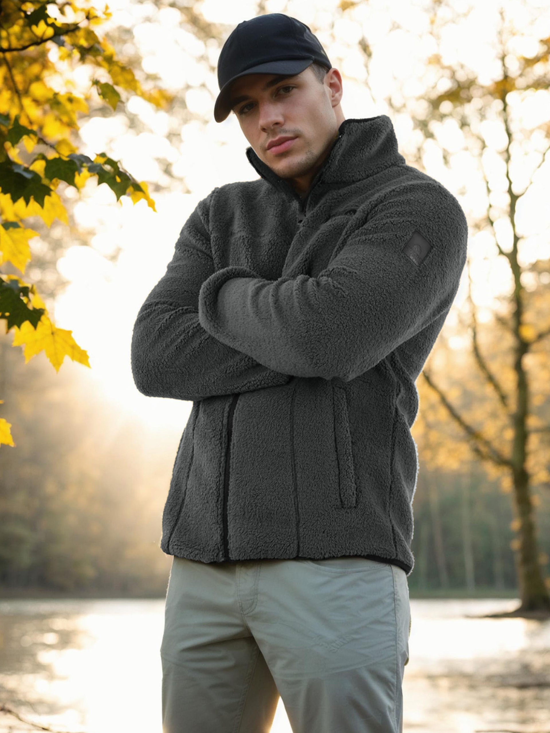 Arctic Seven Fleecejacke »ASWarmy«, Aus hochwertigem Sherpa-Fleece