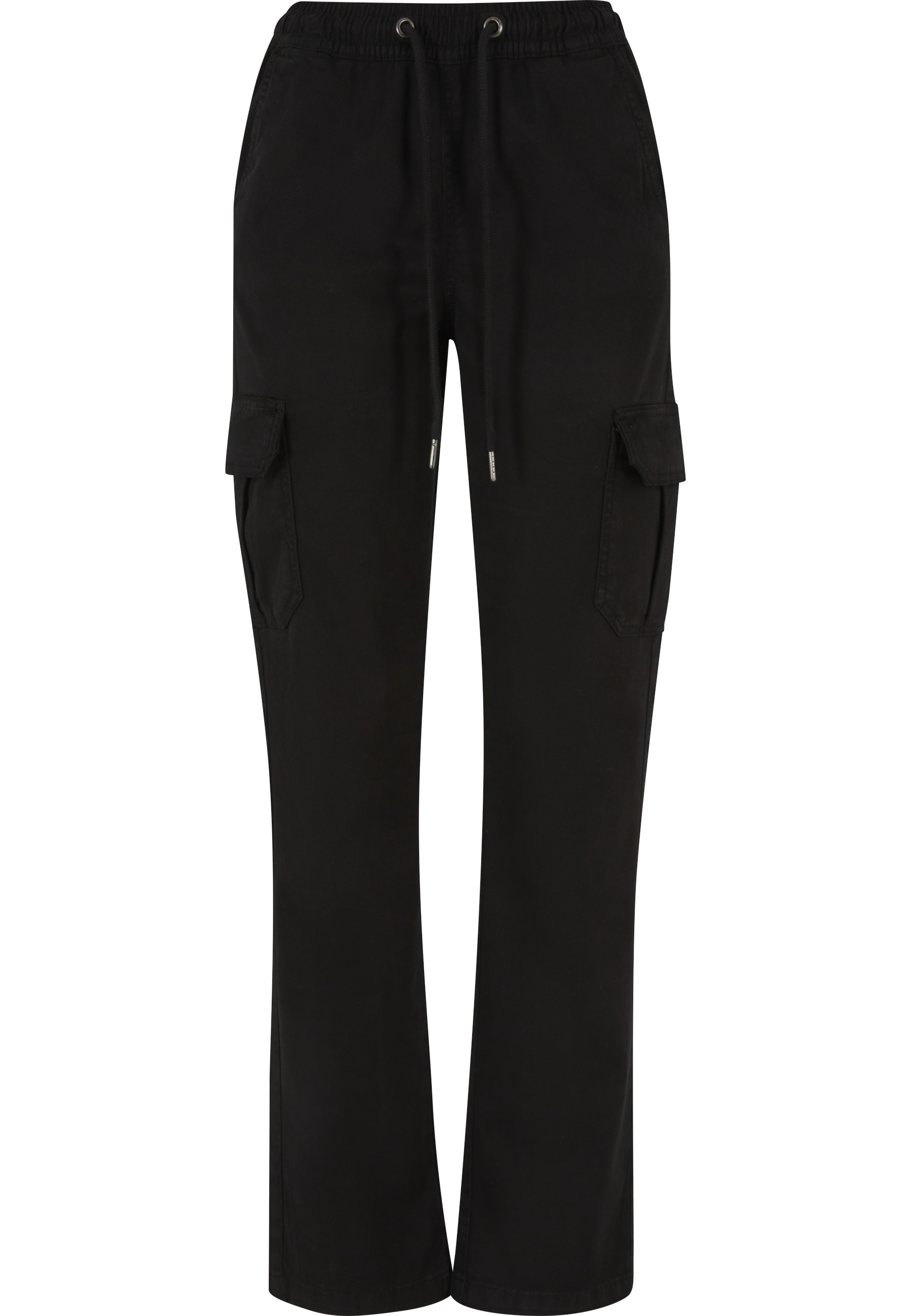 URBAN CLASSICS Cargohose »Urban Classics Damen Ladies High Waist Twill Cargo Pants«