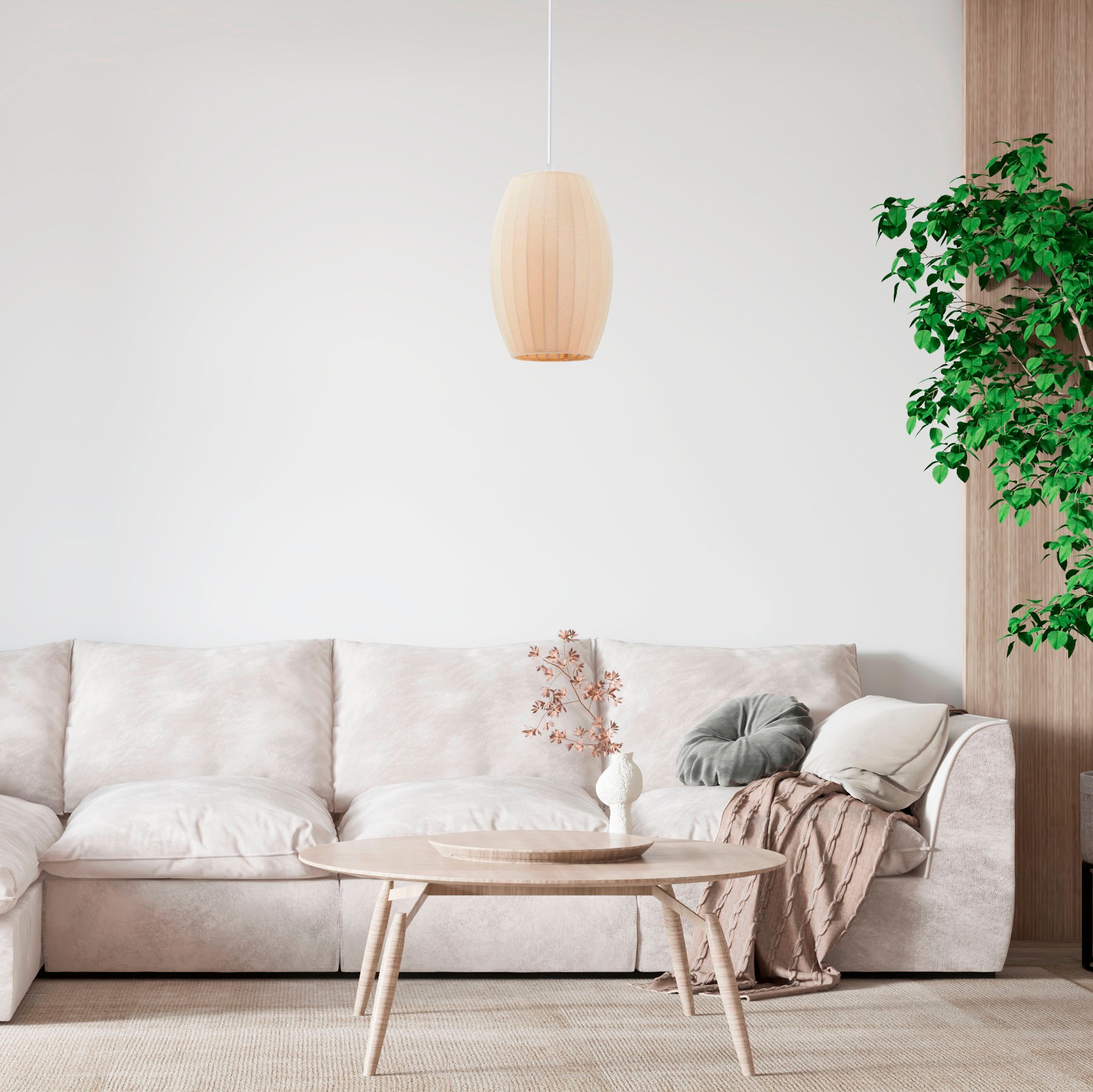Paco Home Pendelleuchte »HUGO PD1«, 1 flammig, Leuchtmittel E27 | ohne Leuchtmittel