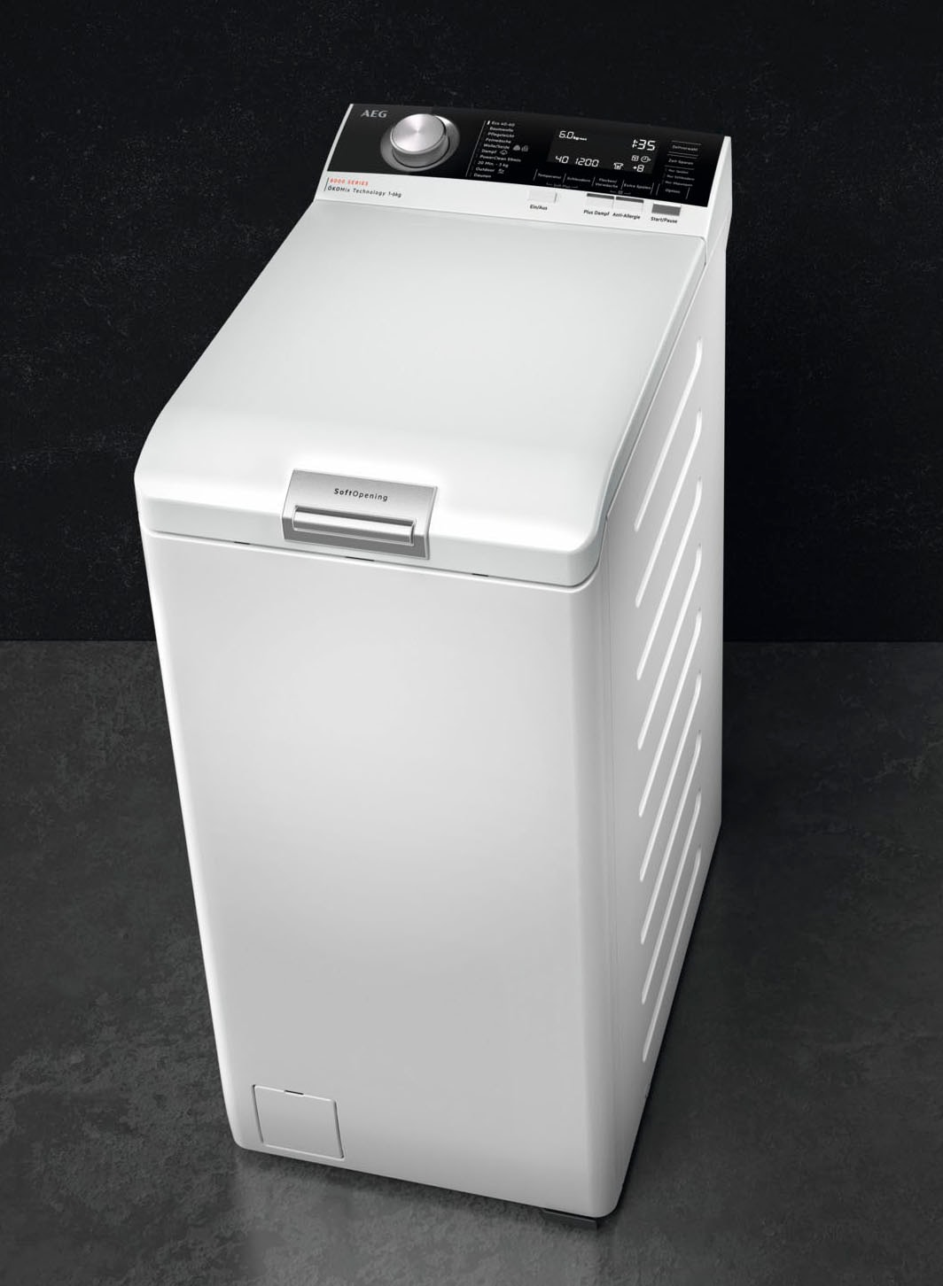 AEG Waschmaschine Toplader »LTR8A36STL«, 6 kg, 1300 U/min, ProSteam Dampf-Programm