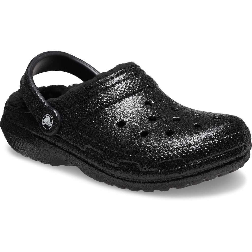 Crocs Clog »Classic Glitter Lined Clog«, für Drinnen und Draußen