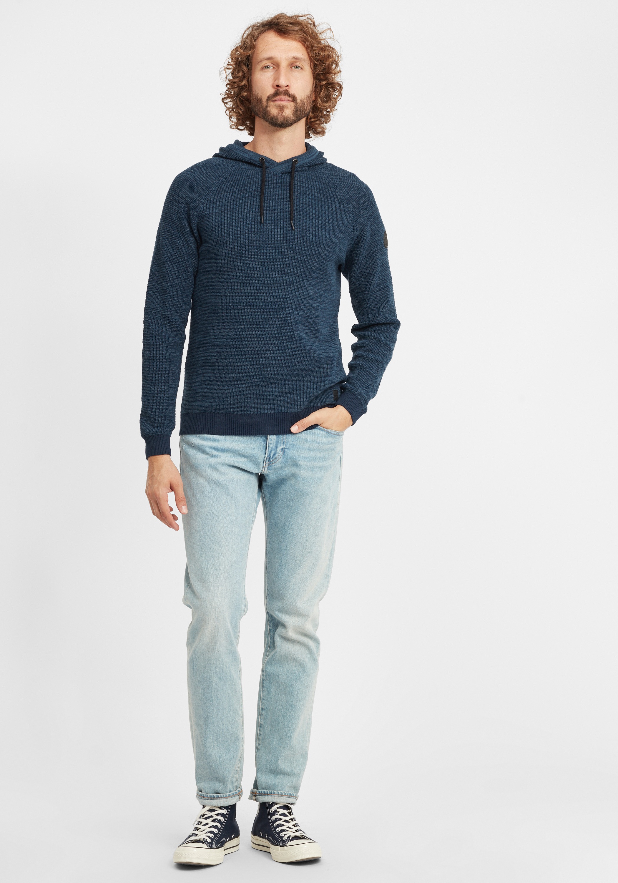 BLEND BHComala Knit Hoodie Blue XXL 2