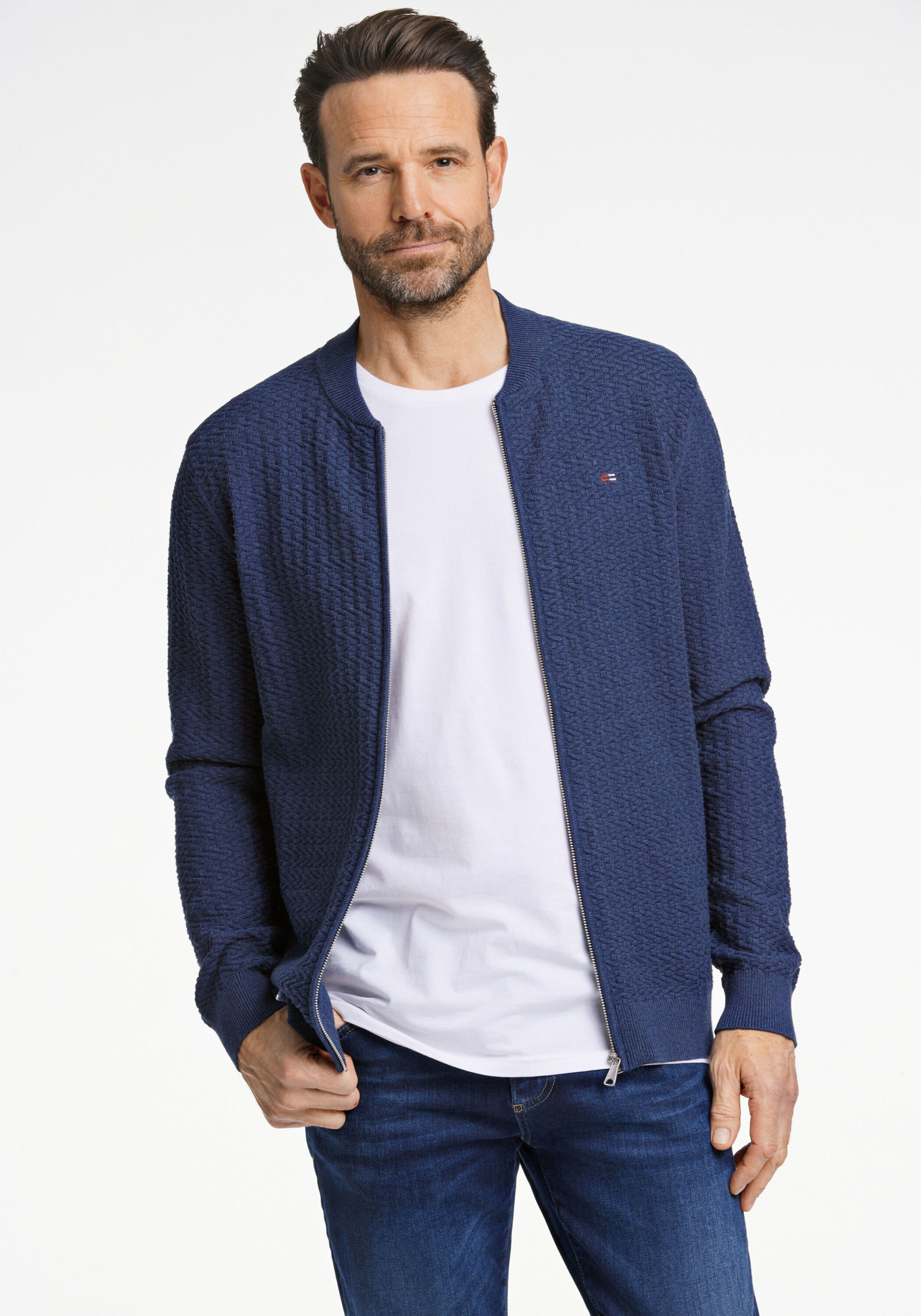 BISON "Cardigan Comfort Fit"