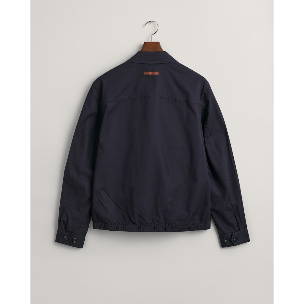 Gant Hemdjacke »COTTON WINDCHEATER«, elastischer Saum