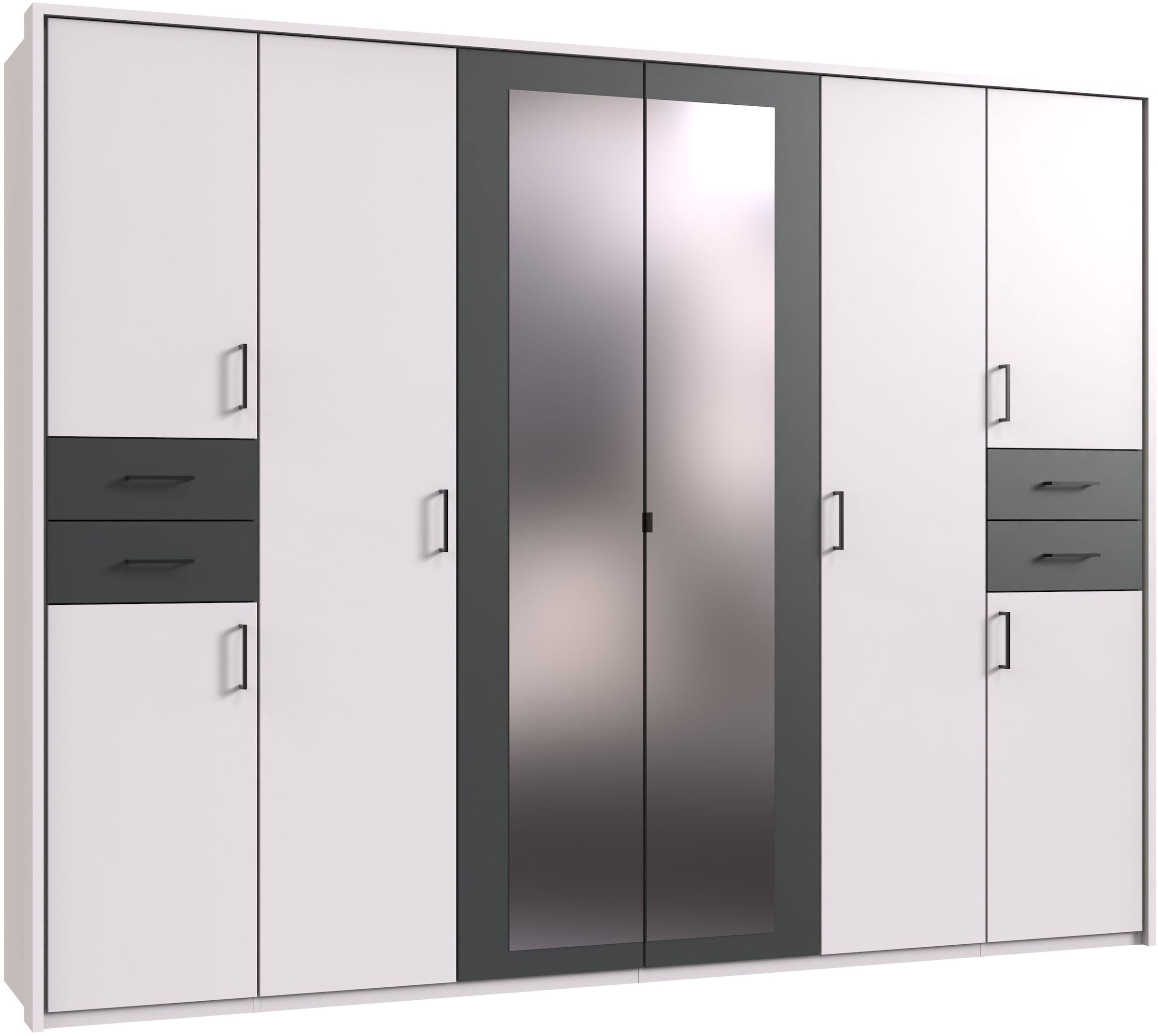 Wimex Drehtürenschrank "Vegas", inklusive Passepartout-Rahmen, mit Spiegelt günstig online kaufen