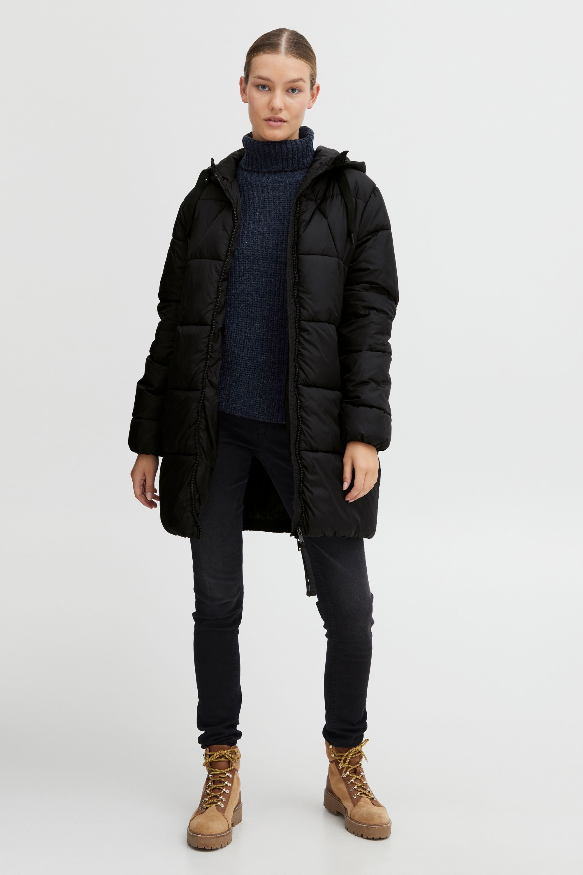 OXMO Steppjacke »Steppjacke OXBodil«, mit Kapuze