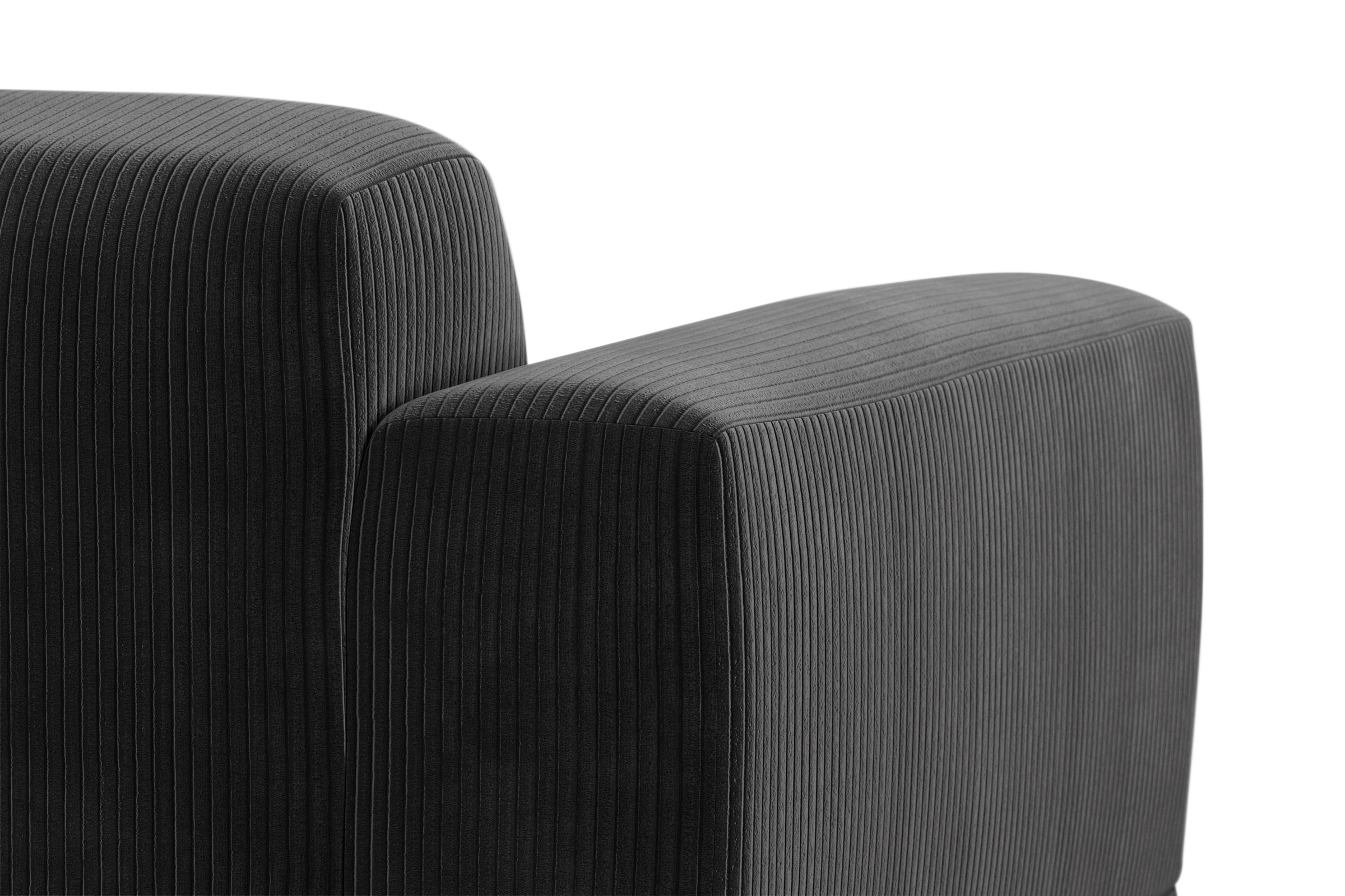 TRENDMANUFAKTUR Big-Sofa »Braga, mit hochwertigem Kaltschaum, Megasofa, in Cord erhältlich«, modernes Big-Sofa, Couch mit hohem Sitzkomfort, 254/72/107 cm (B/H/T)
