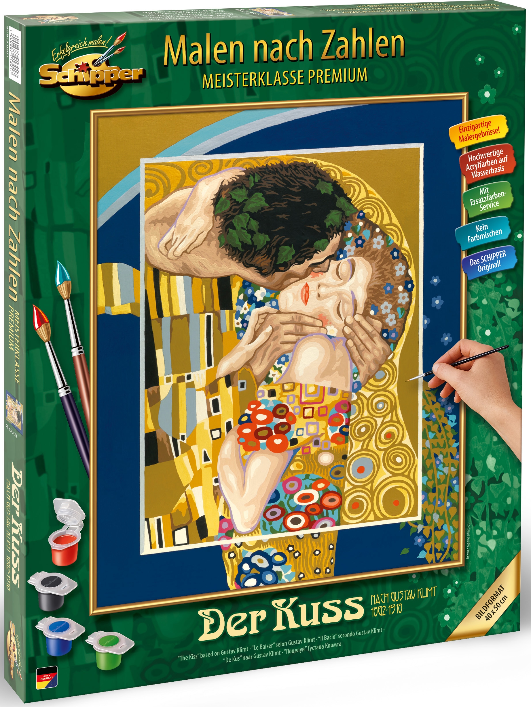 Ravensburger - CreArt ART COLLECTION Klimt: La vergine, Kit per