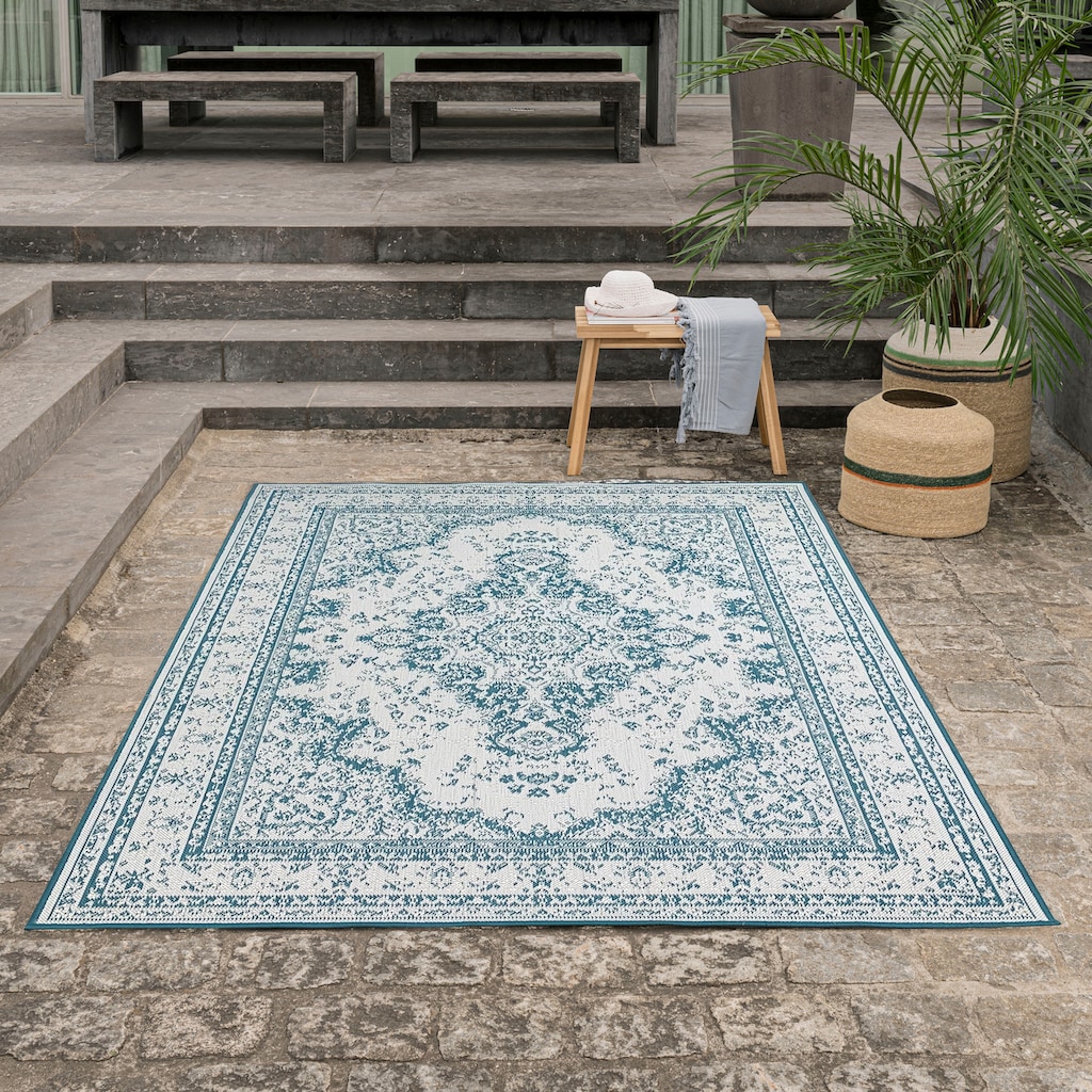 Home affaire Teppich »Oriental Outdoor«, rechteckig