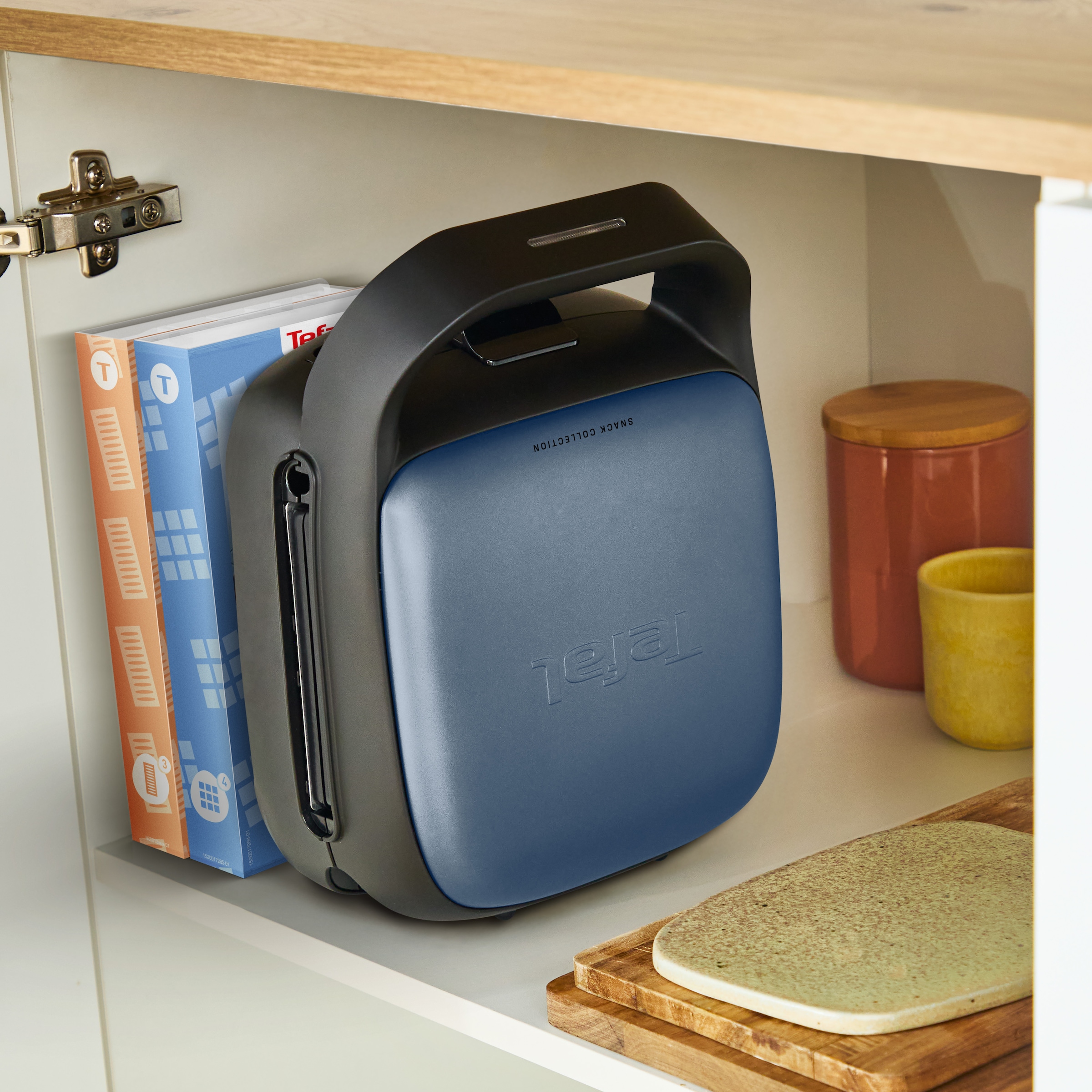 Tefal 2-in-1-Sandwichmaker »SW8674 Snack Collection«, 700 W, Antihaftbeschichtung, austauschbare Plattensets, inkl. Rezeptbuch