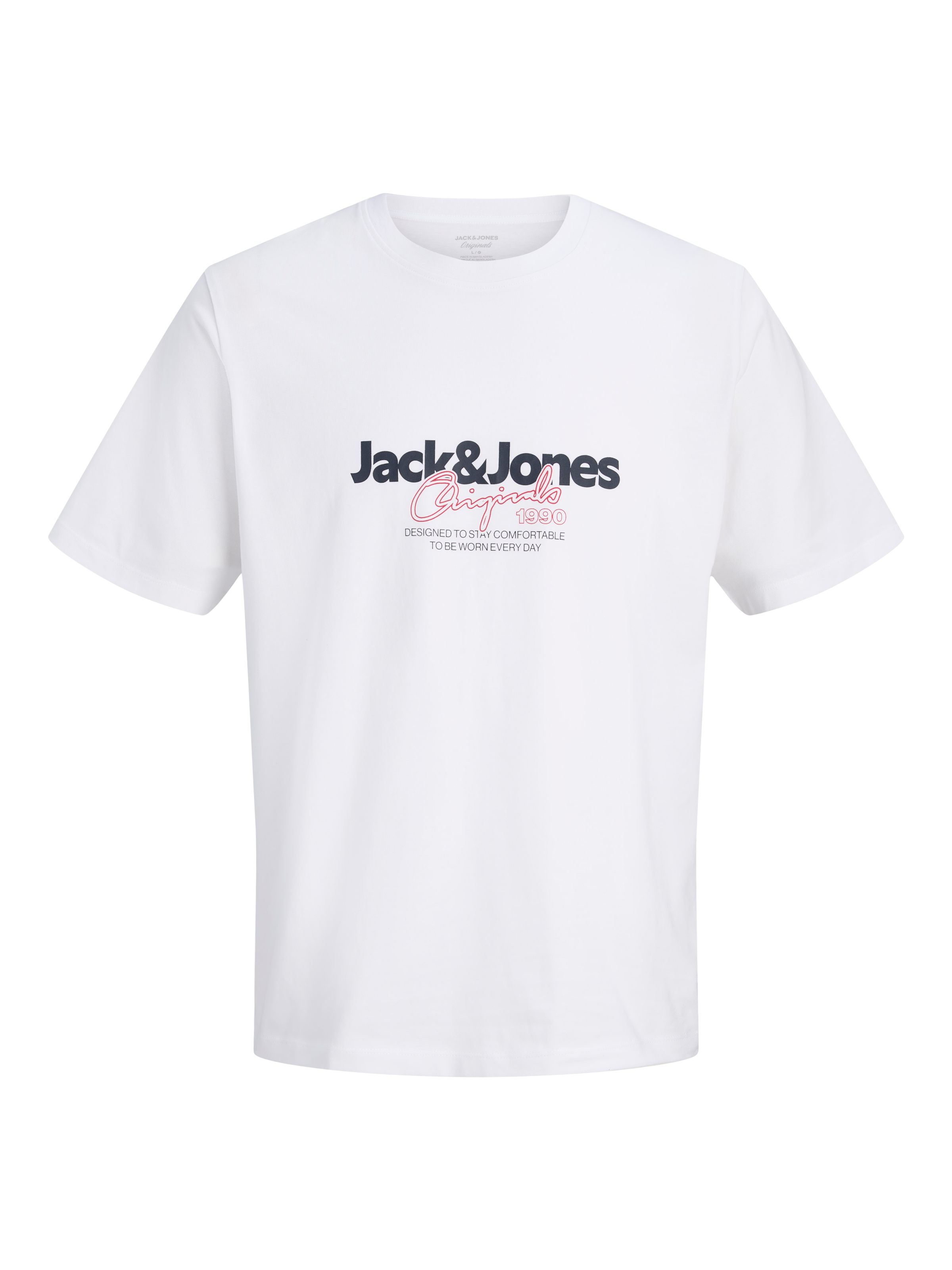 Jack & Jones T-Shirt »JORCASSIS TEE SS CREW NECK FST« mit Logo Schriftzug