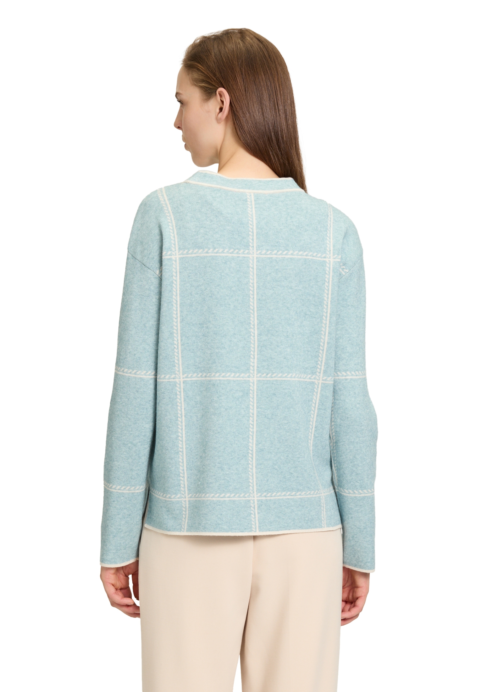 Betty Barclay Strickpullover »Betty Barclay Damen Strickpullover kariert«, (1 tlg.), Jacquard