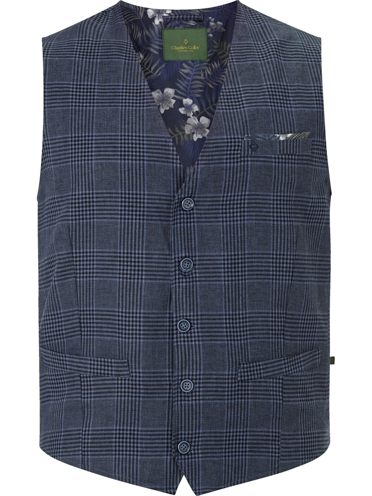 Charles Colby Funktionsweste "Weste DUKE NIVEN" 1 Stk. im modischen Glenche günstig online kaufen