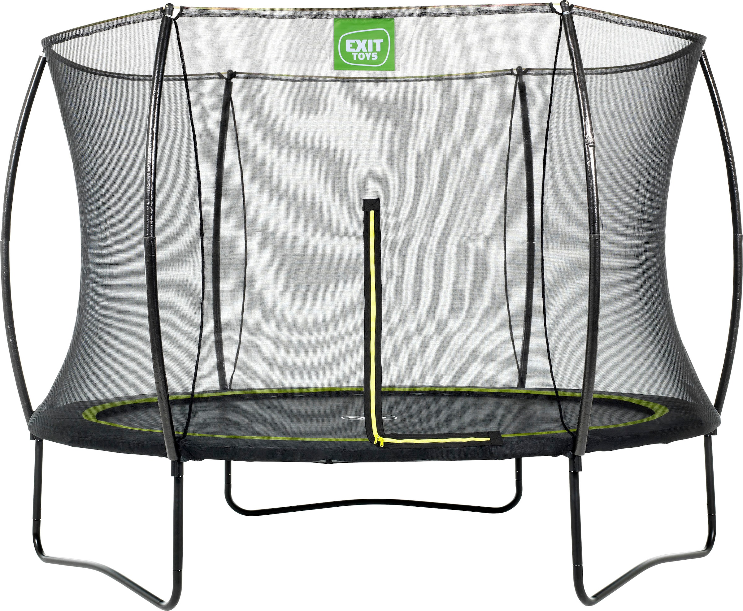 EXIT Kinder Gartentrampolin "Silhouette", Ø 244cm, schwarz, Trampoline