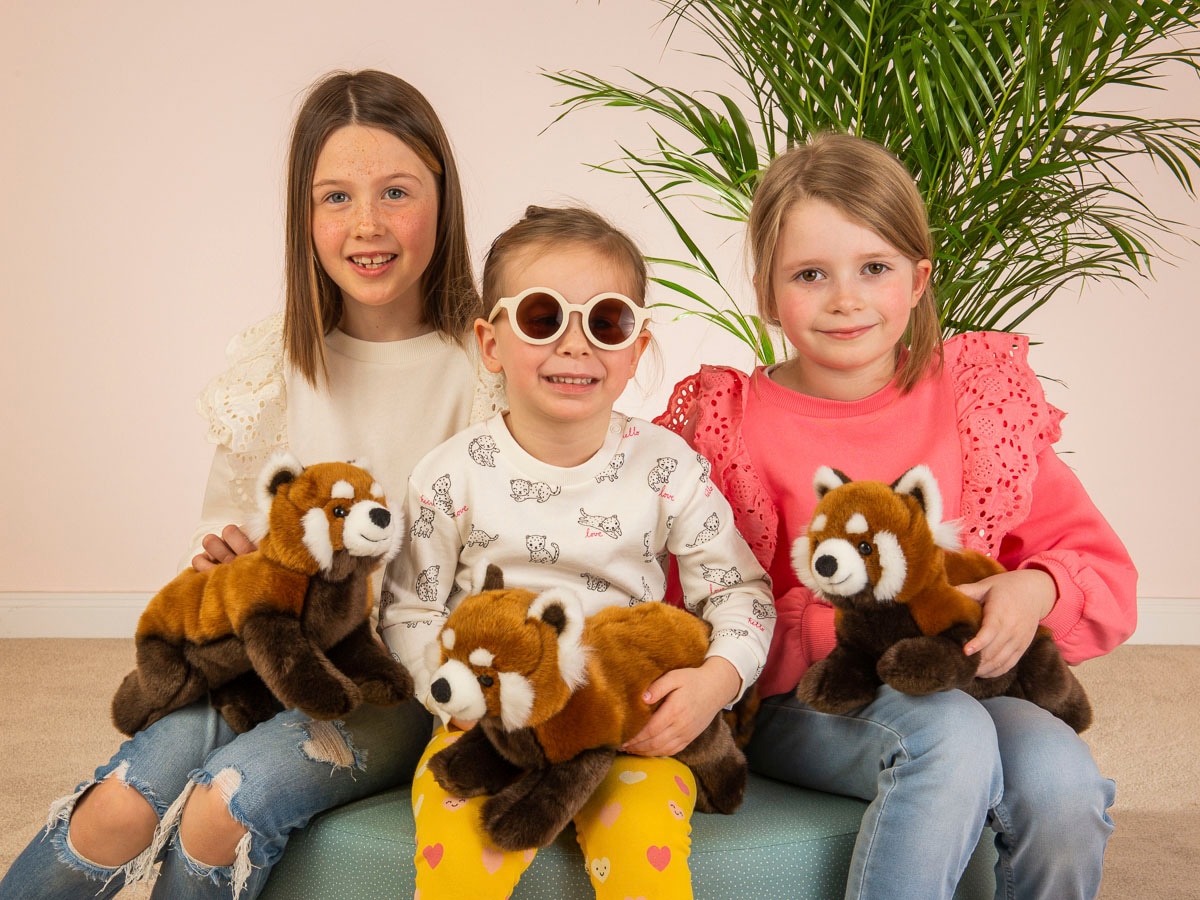 Teddy Hermann® Kuscheltier »Roter Panda, 30 cm«, zum Teil aus recyceltem Material