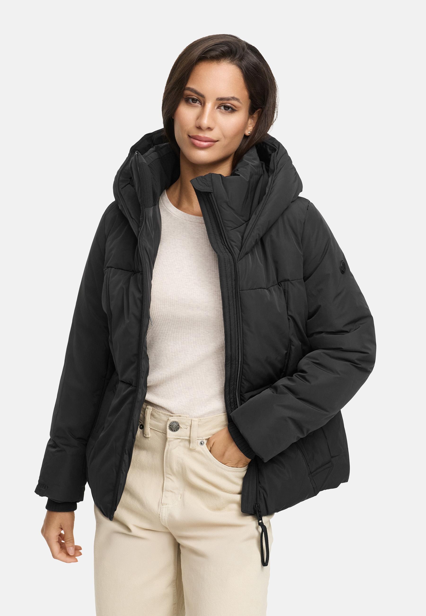Navahoo Winterjacke »Flüsterfee 14«, mit Kapuze, Winter Steppjacke mit Kapuze