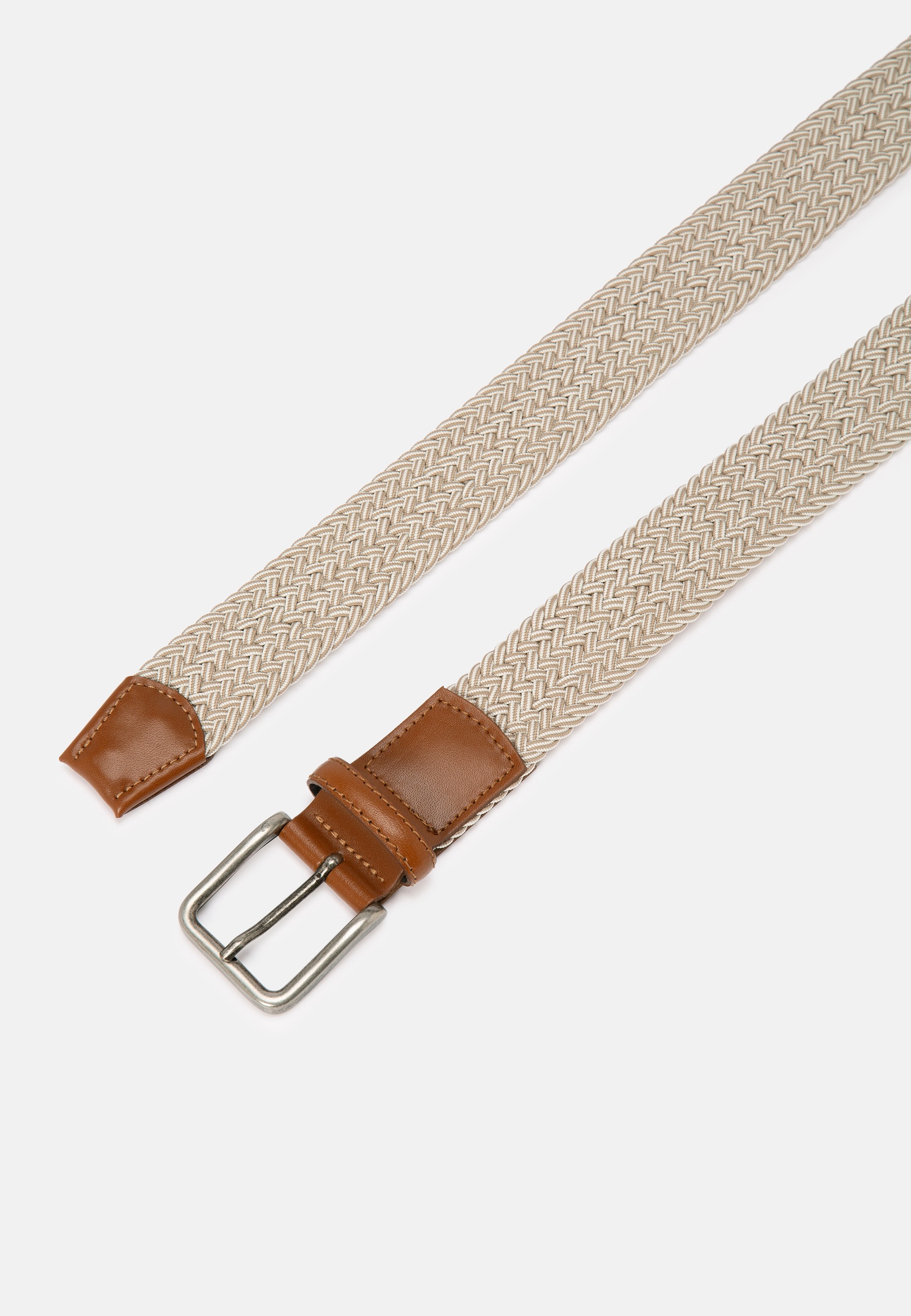 Flechtgürtel LLOYD MEN’S BELTS "Lloyd Belts Herrengürtel 0238", Jungen, Gr. 11,5, beige (sand), Kunstfaser, Gürtel 3