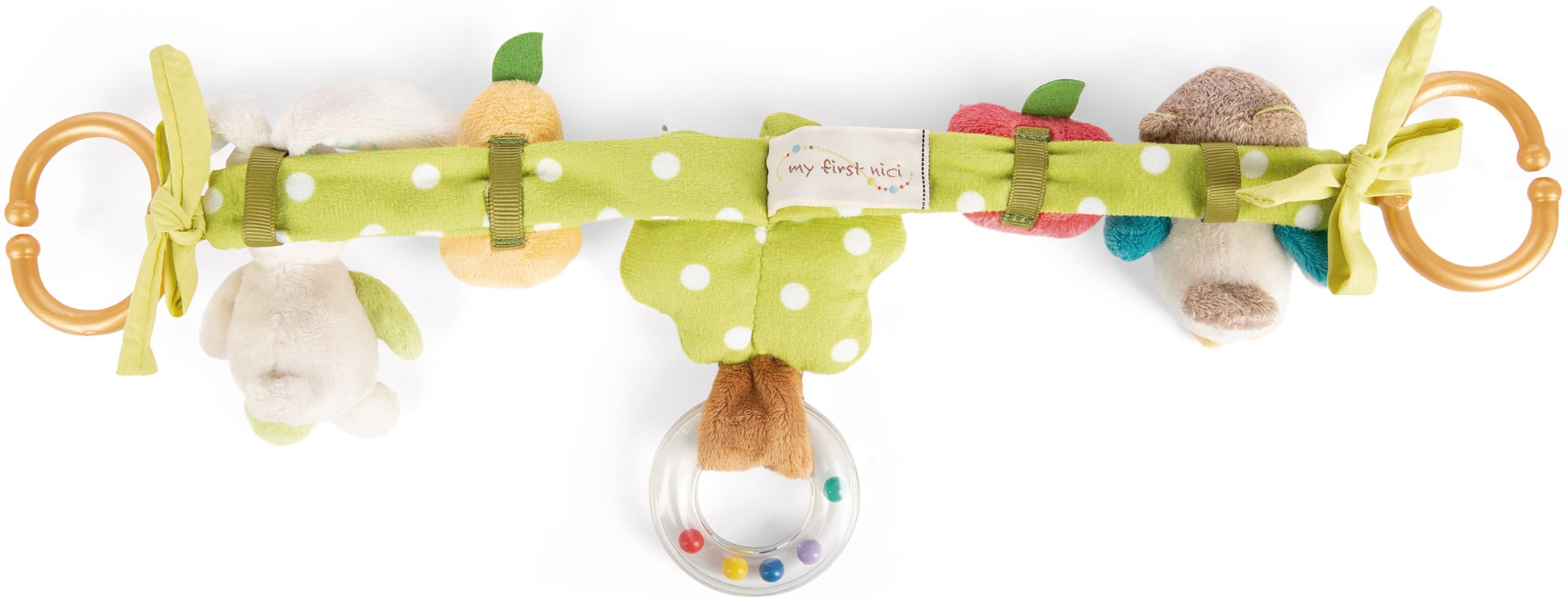 Nici Kinderwagenkette »My first NICI, Hase und Eule, 40 cm«