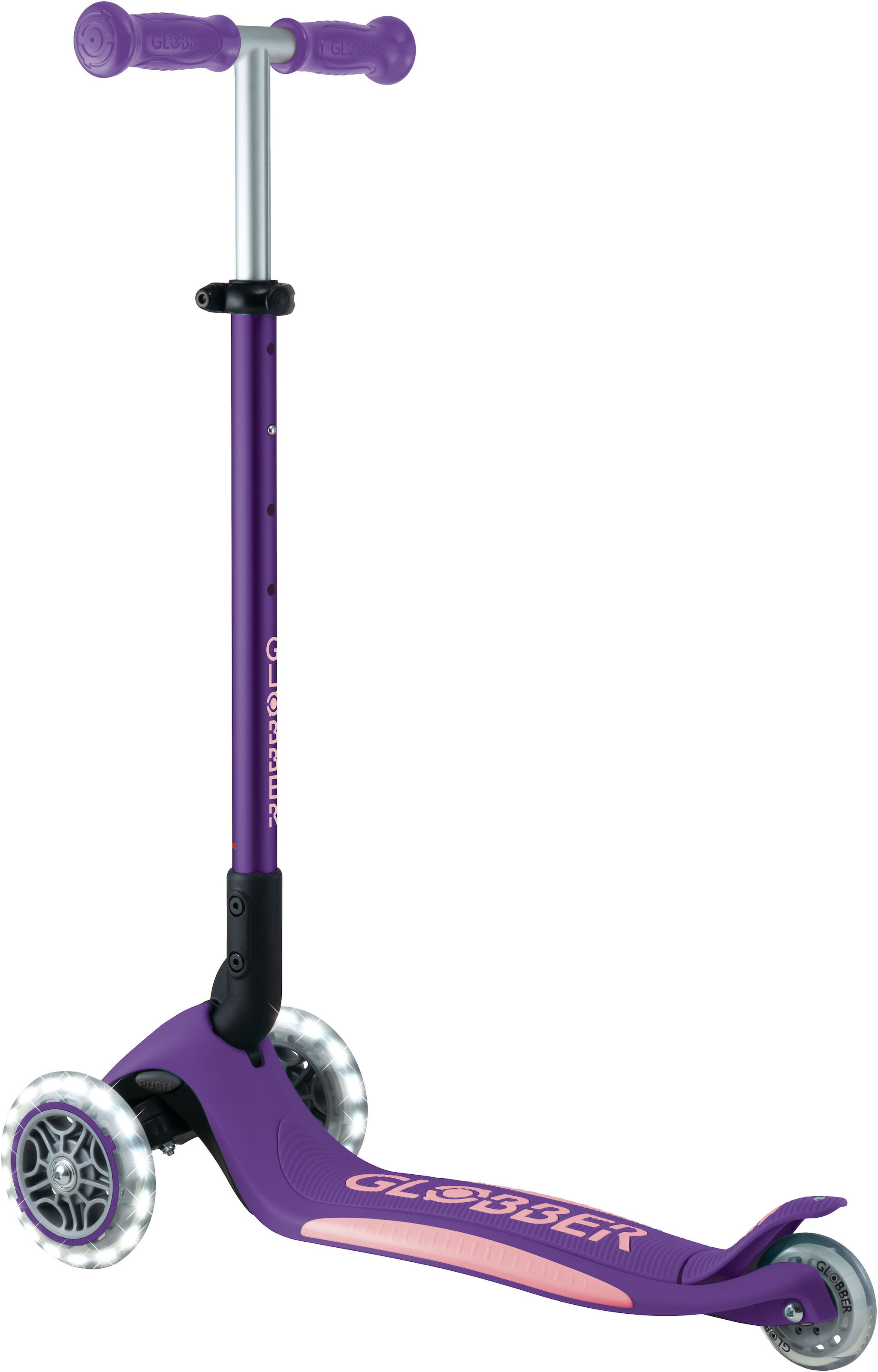 Globber Tretroller »GLOBBER ELITE LIGHTS, mit Leuchtrollen«