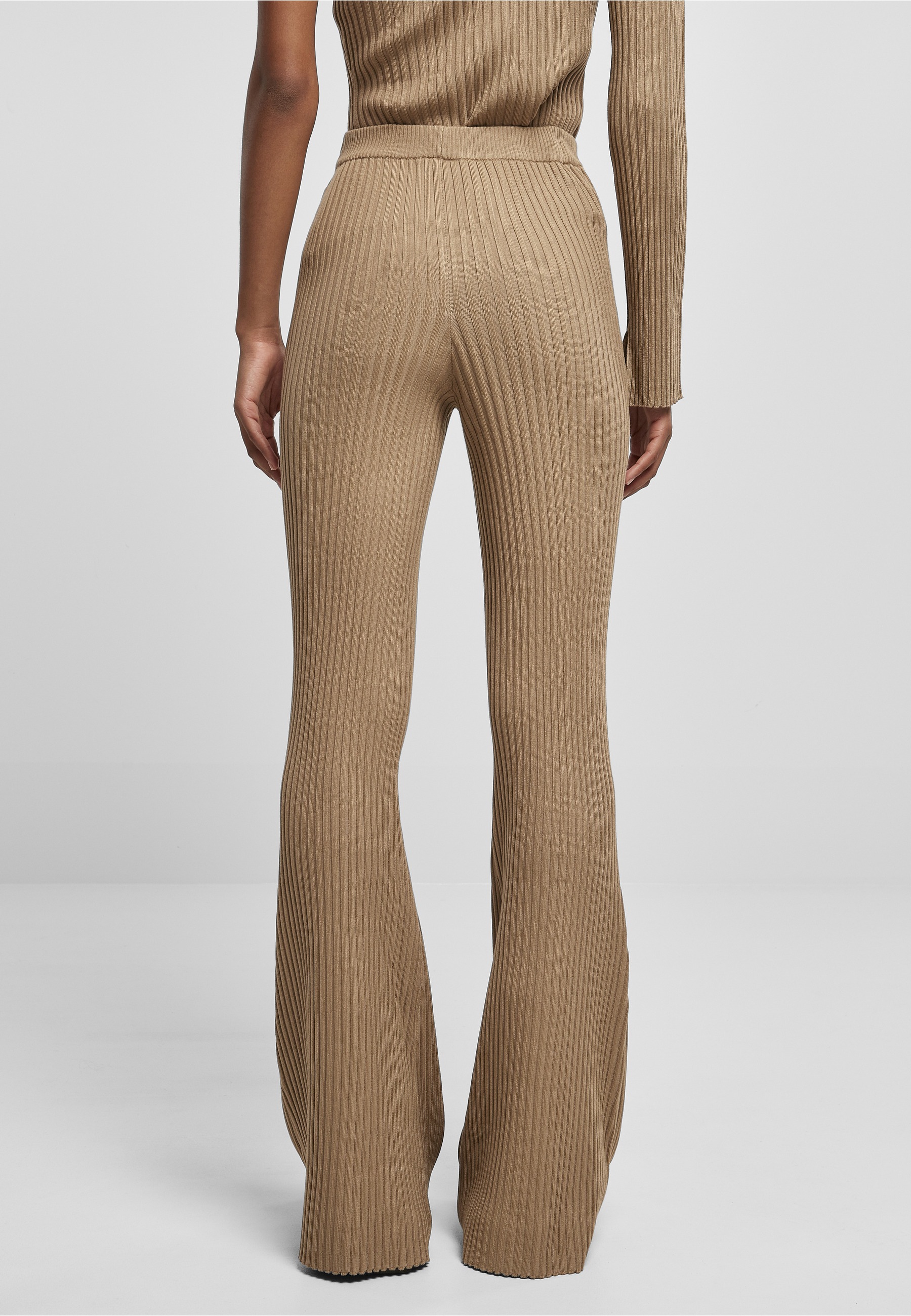 URBAN CLASSICS Leggings »Urban Classics Damen Ladies Flared Rib Knit Leggings«
