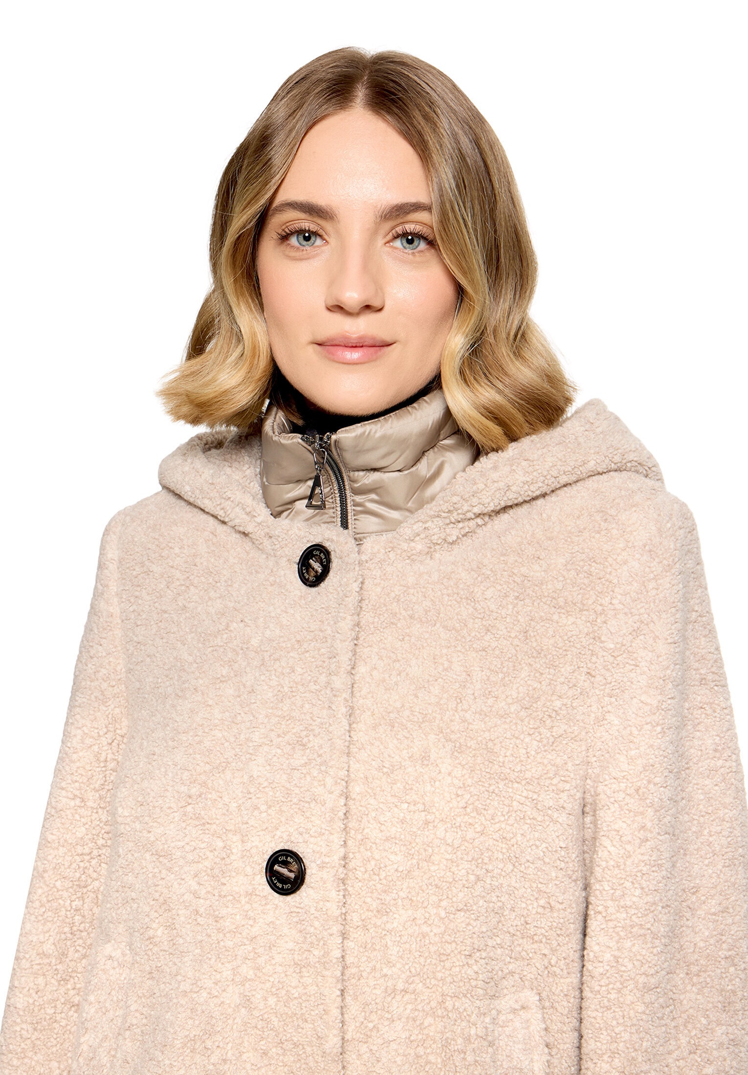 Gil Bret Wolljacke »Damen mit Kapuze« mit Kapuze