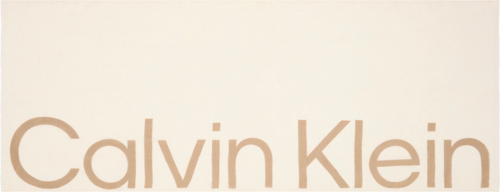 Thumbnail - Calvin Klein Schal "BOLD LOGO COTTON HEMP SCARF", mit Logo-Print
