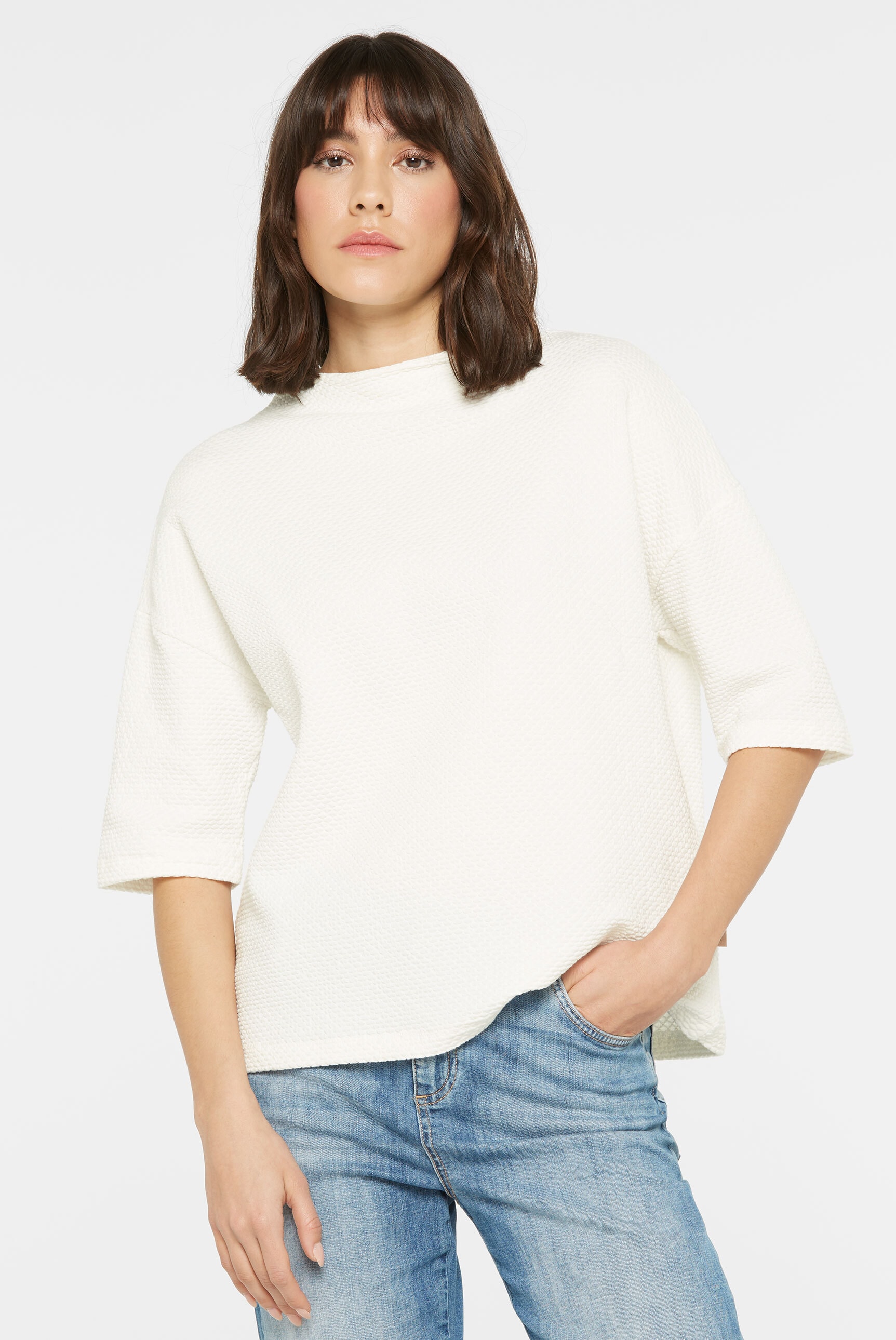 SENSES.THE LABEL Sweater, in moderner Boxy-Form günstig online kaufen