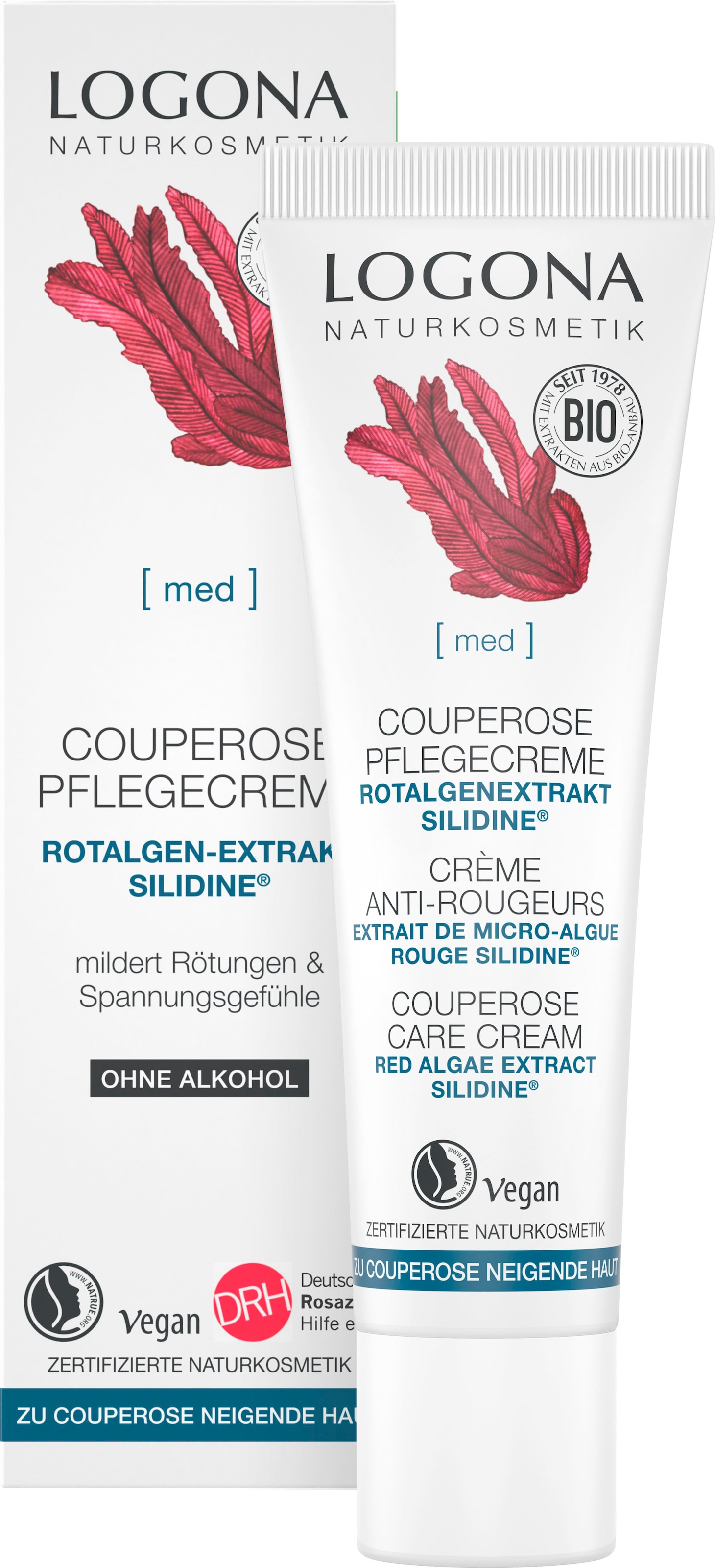 LOGONA Tagescreme »Logona med Couperose | bestellen BAUR Pflegecreme« Creme